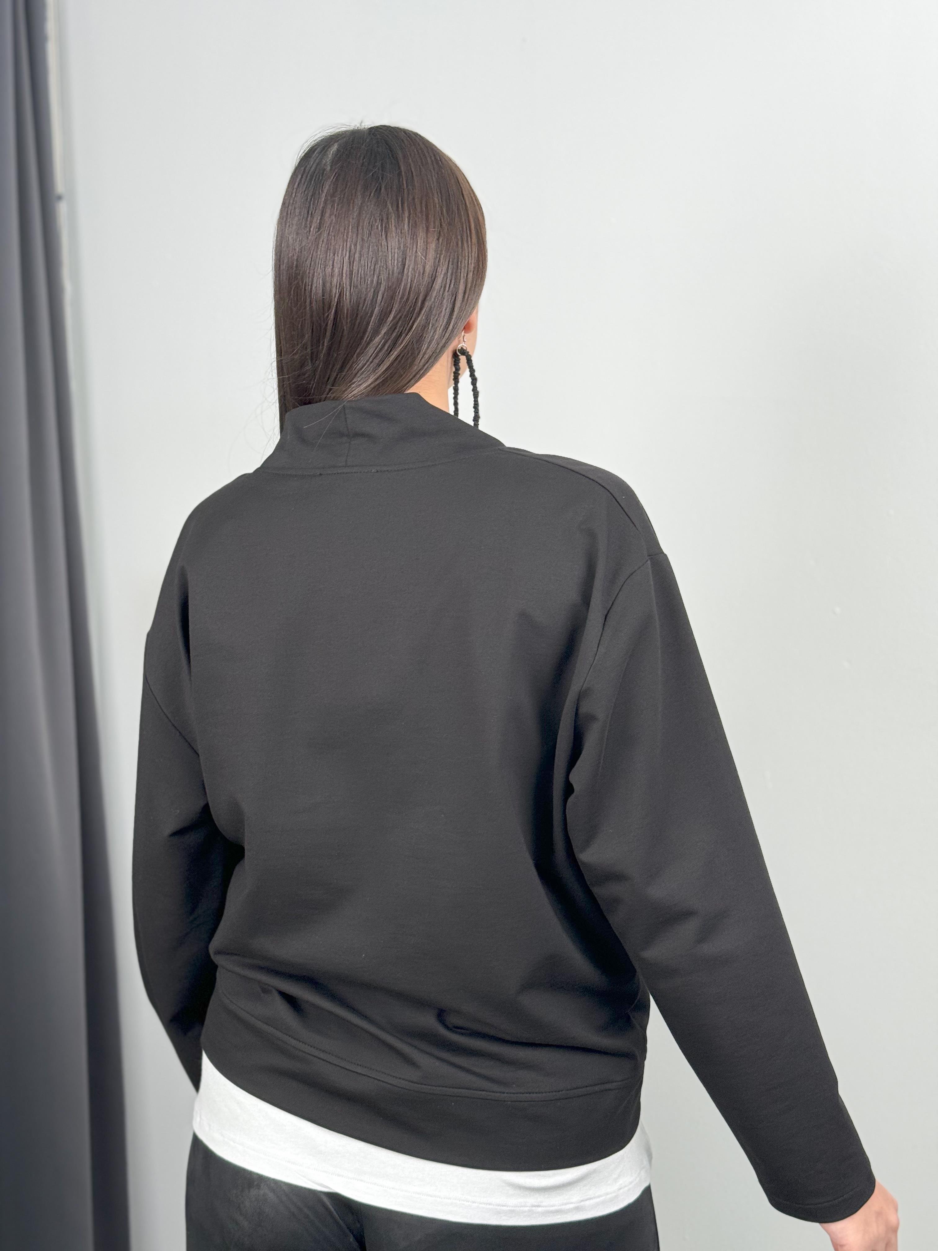 GENT SİYAH TASARIM SWEATSHIRT