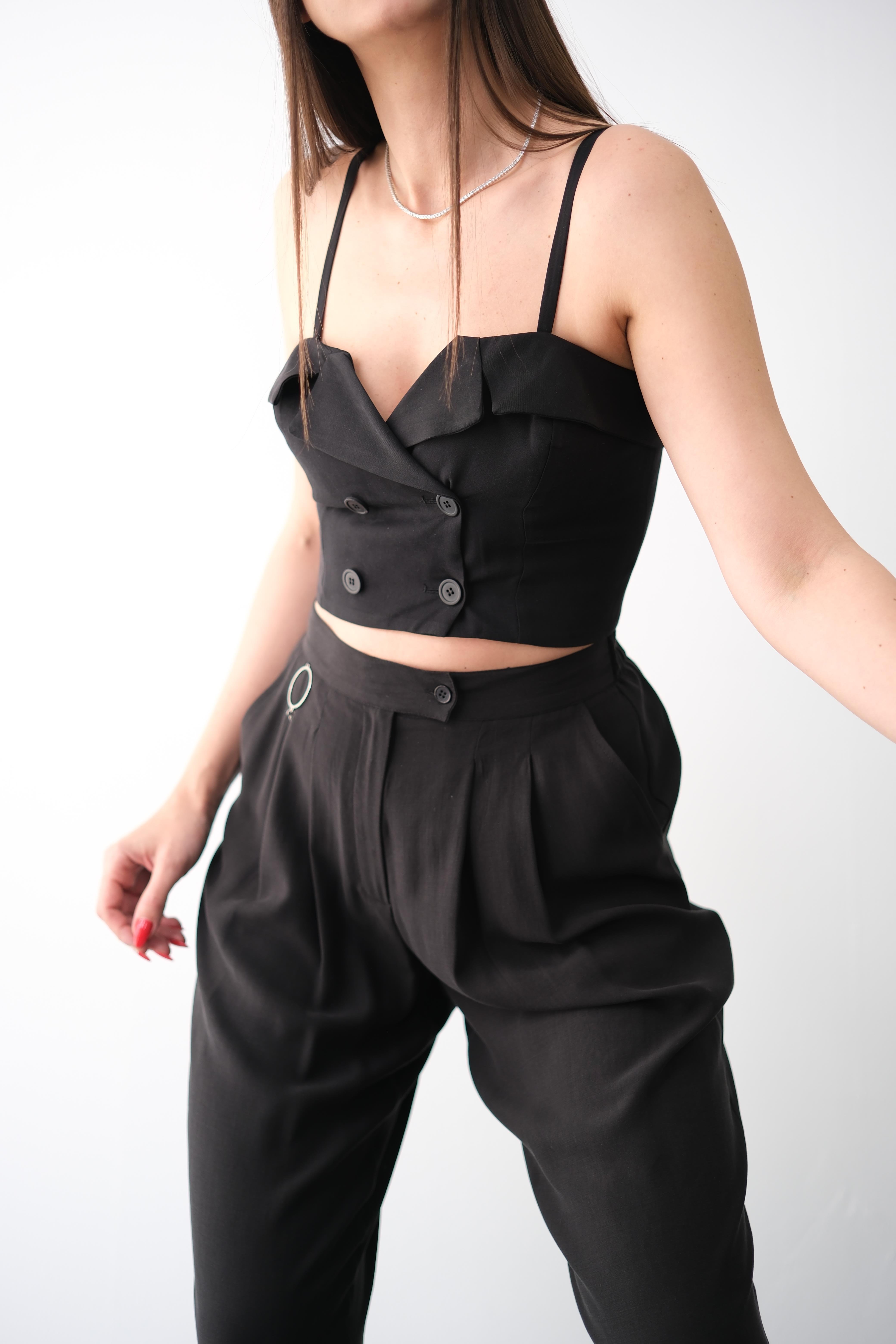 GİRİT SİYAH TENCEL BÜSTİYER