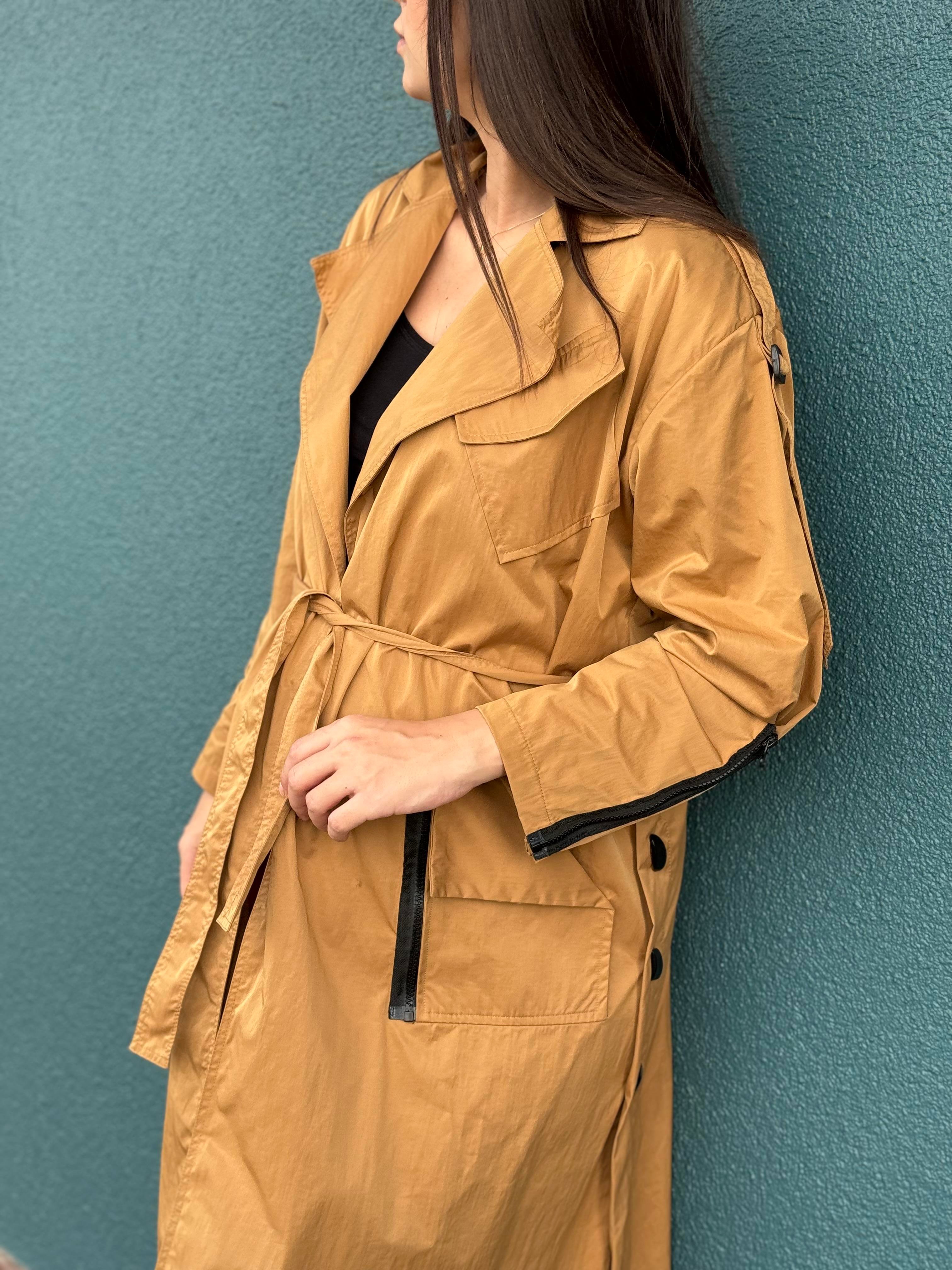 JADE CAMEL TASARIM TRENÇKOT