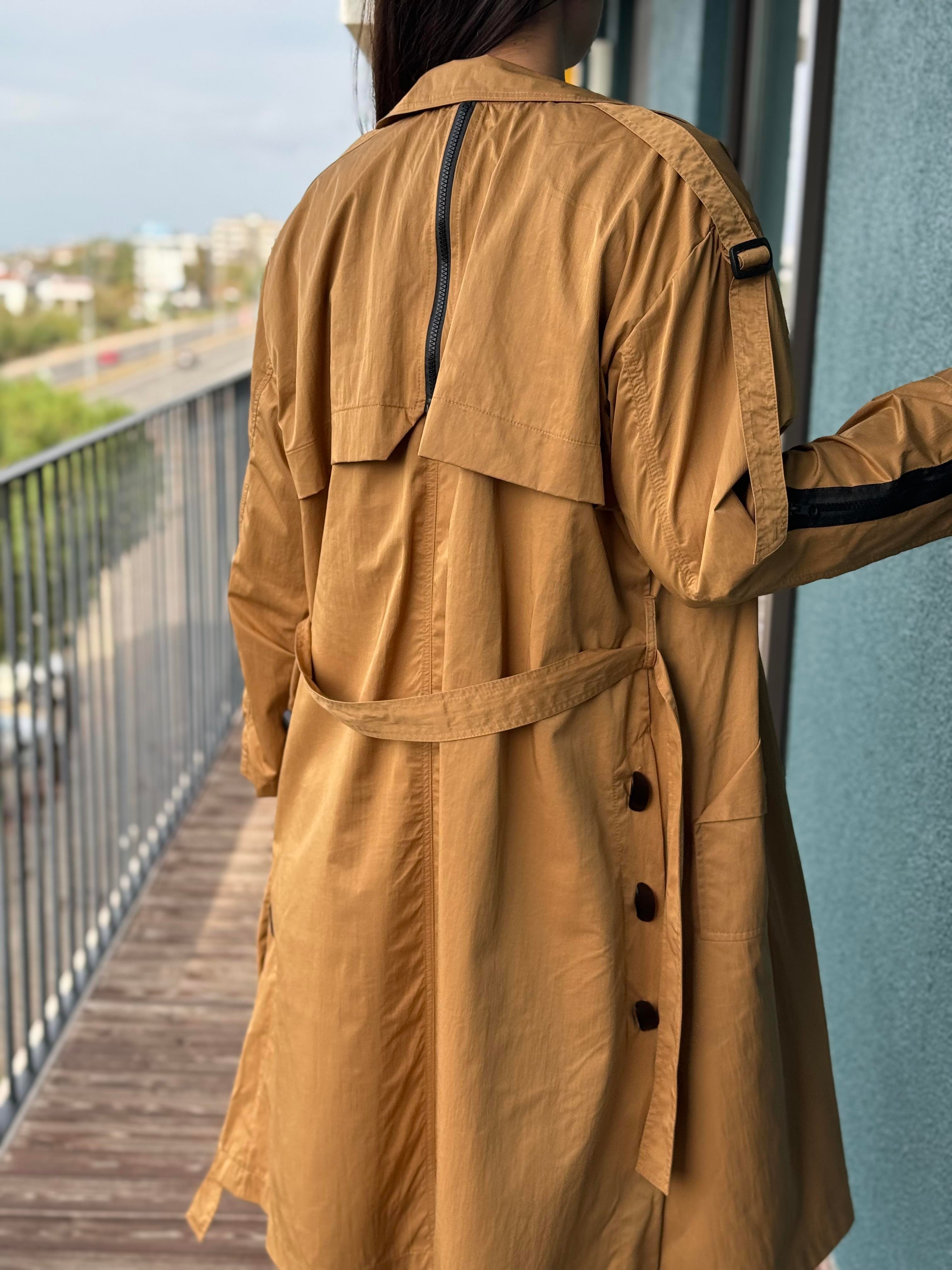 JADE CAMEL TASARIM TRENÇKOT