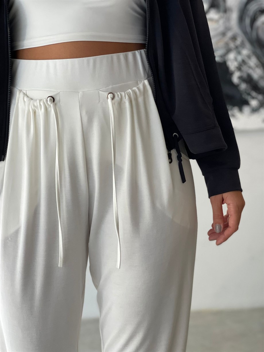 JESSİE KEMİK BAĞCIKLI PANTOLON