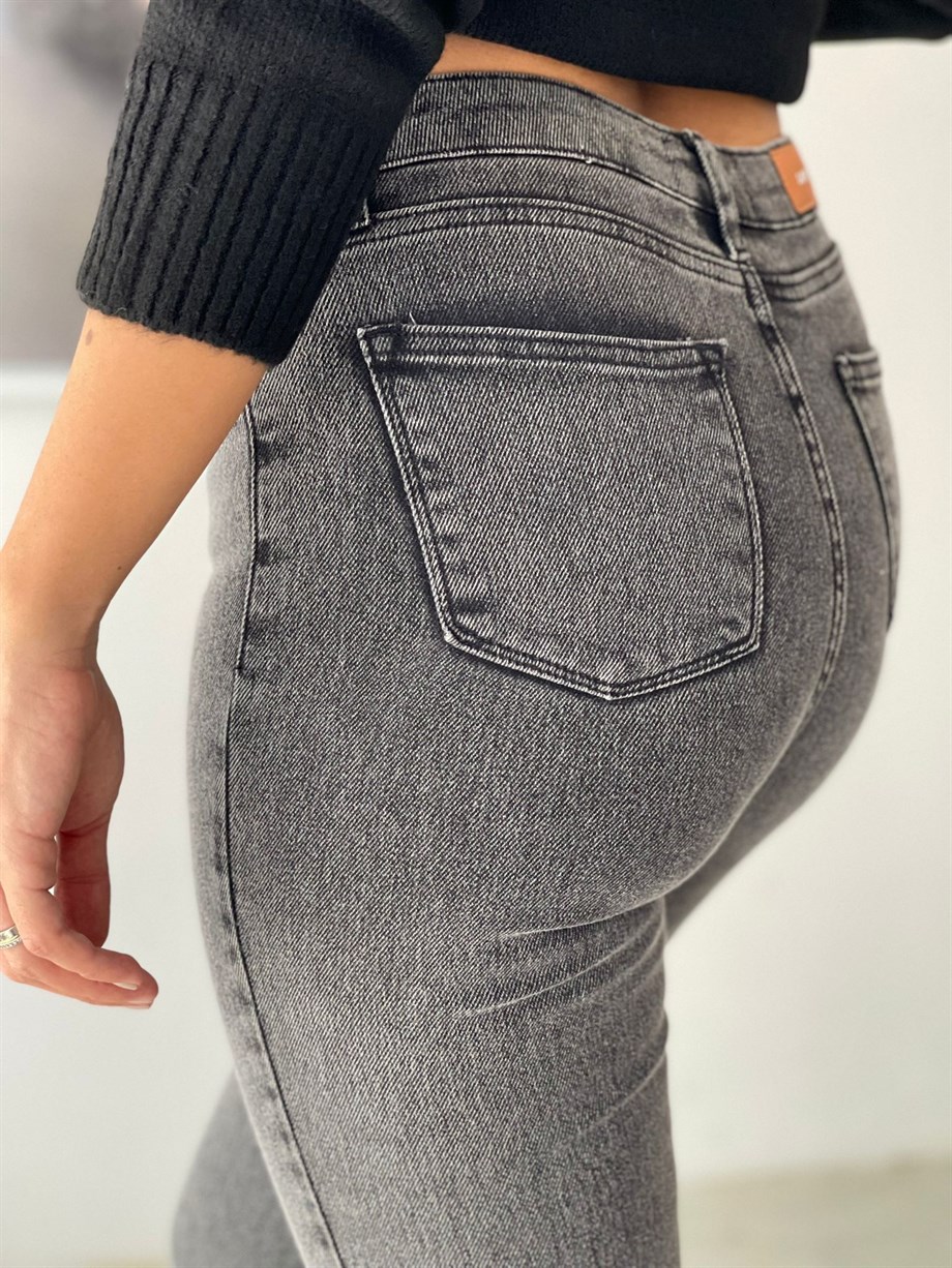 KENASE ANTRASİT LİKRALI JEAN