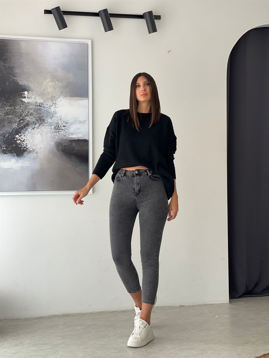 KENASE ANTRASİT LİKRALI JEAN