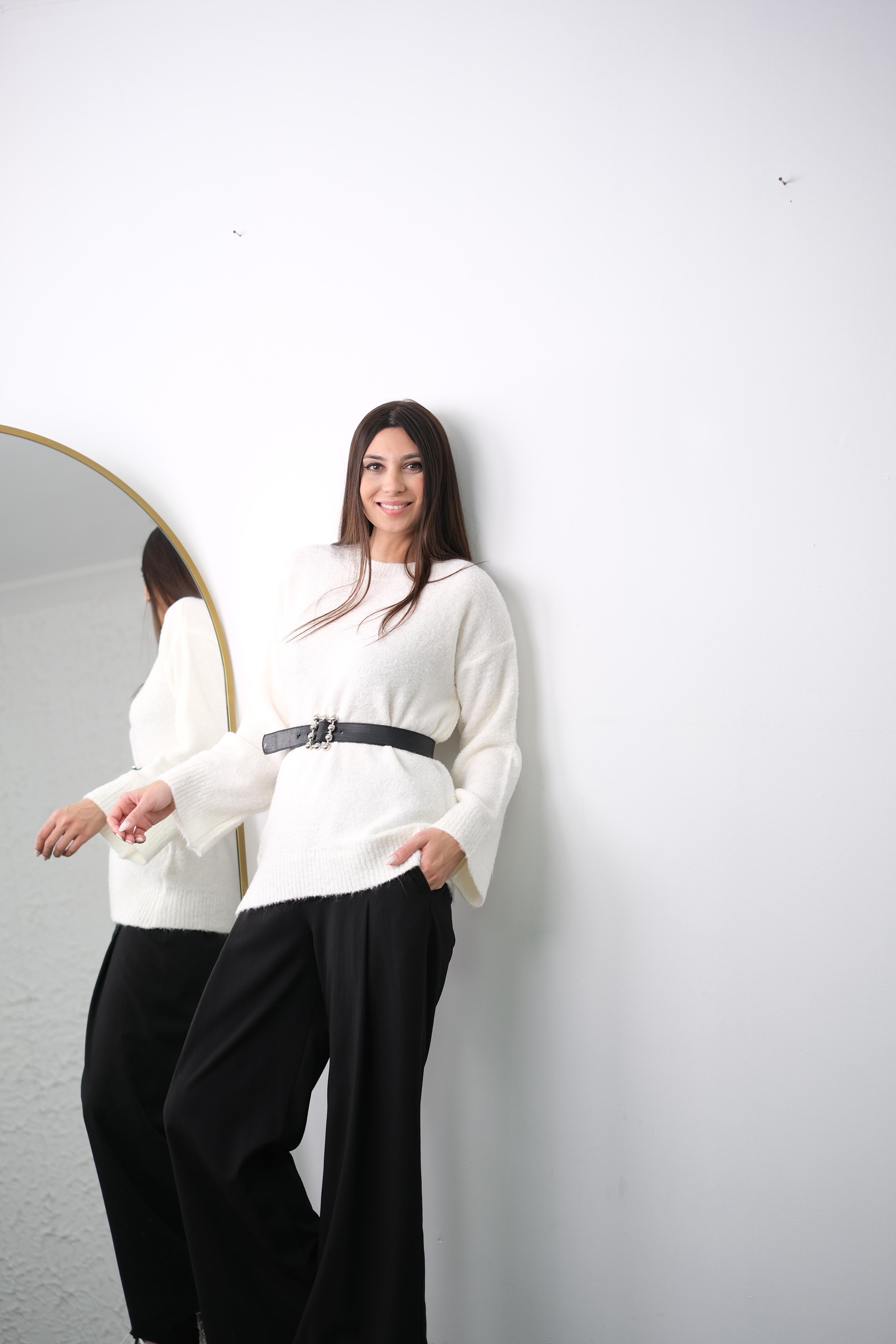 KOLEY BEYAZ YUMOŞ KAZAK