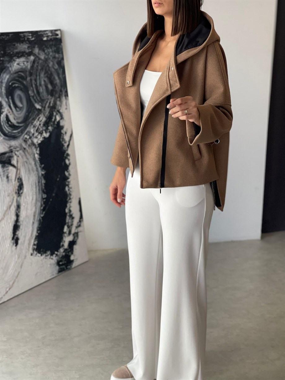 LATİNA BEYAZ BOL PAÇA PANTOLON