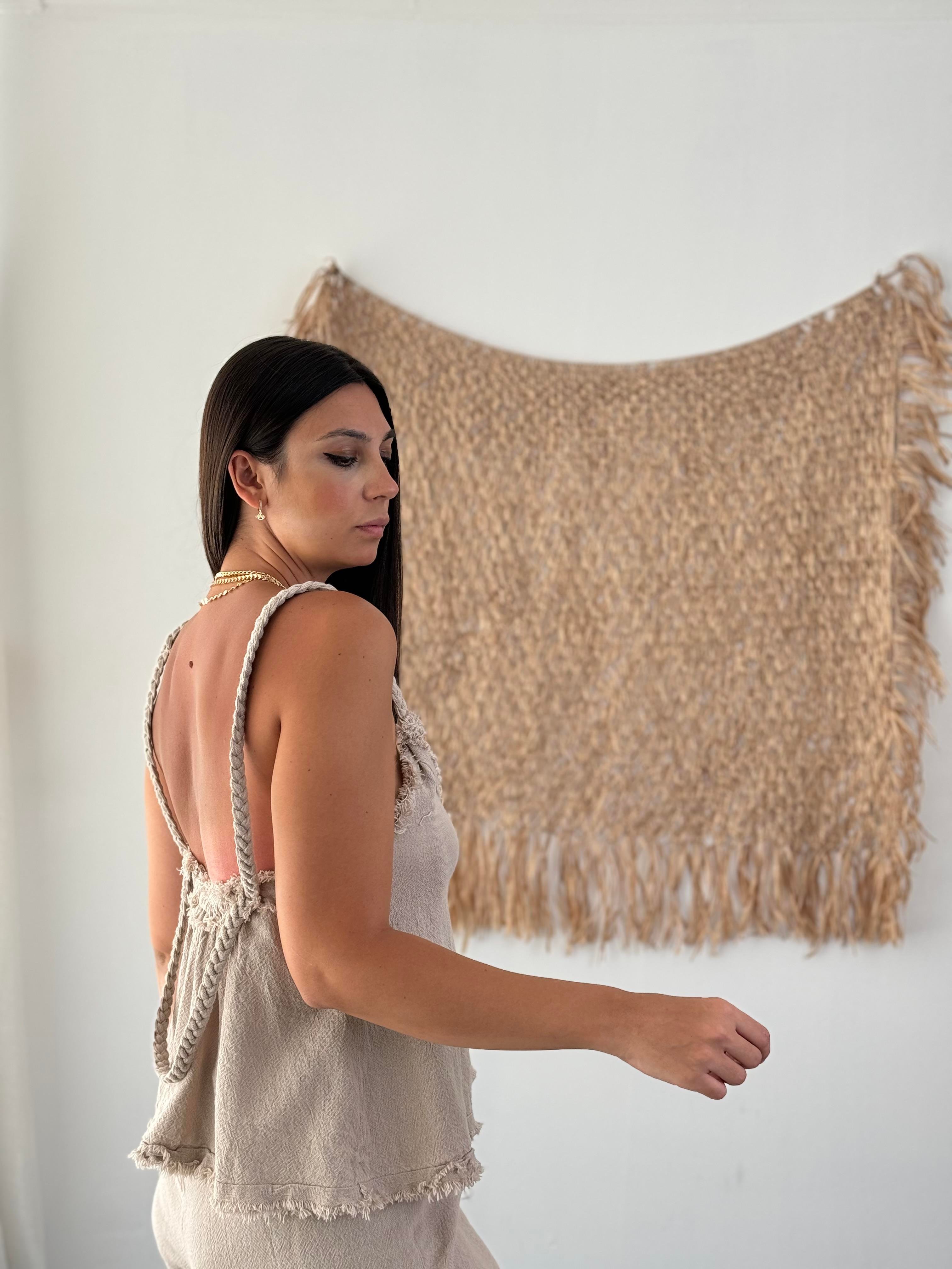 LİMYA ASKILI TAŞ TASARIM BLUZ