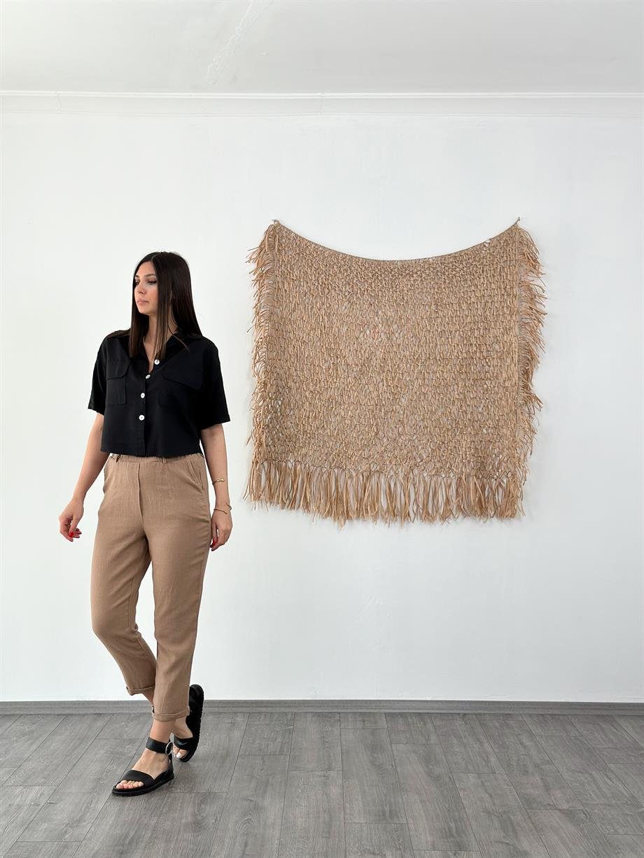 MALTA BİSKÜVİ DUBLE PAÇA PANTOLON