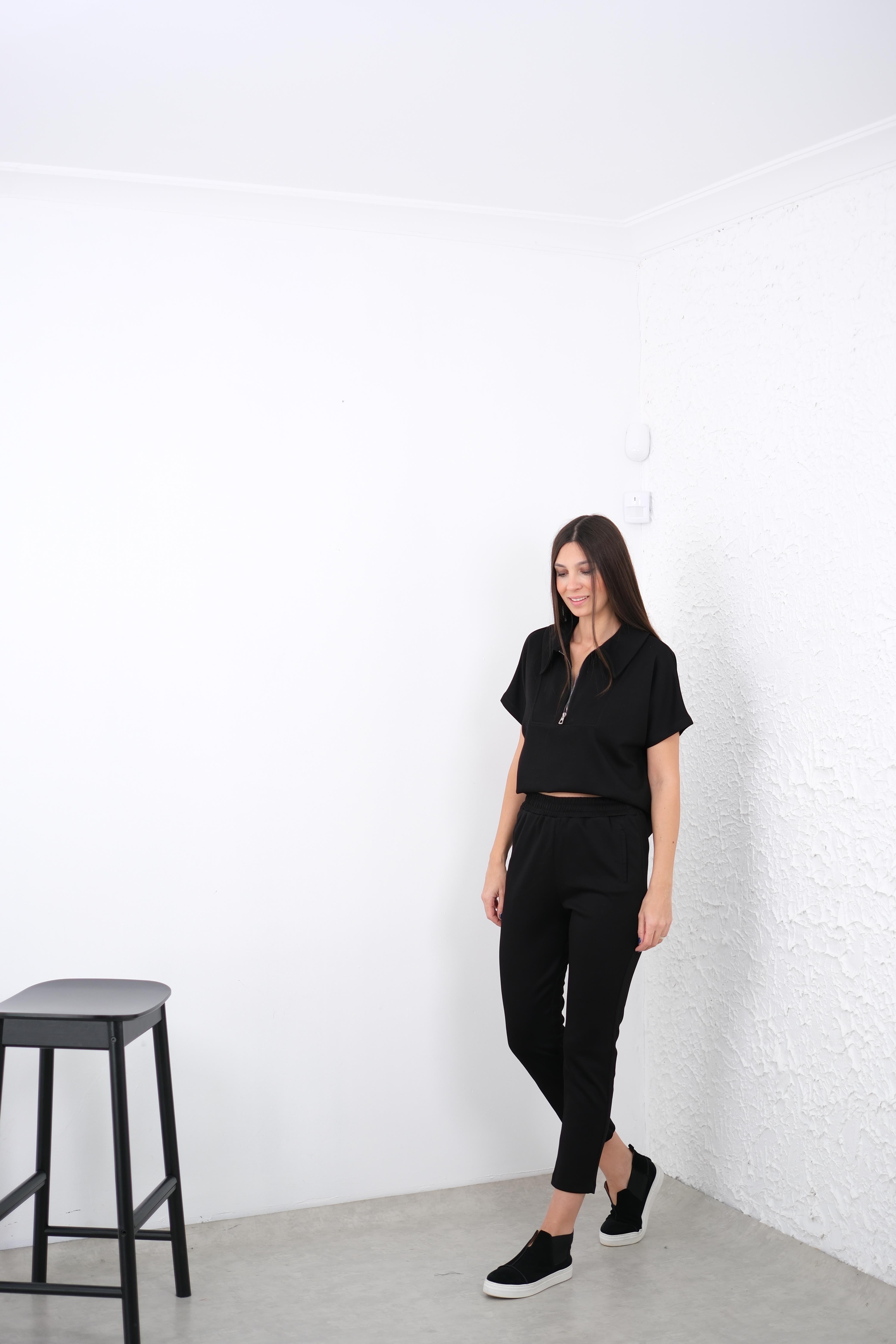 MON LASİ SİYAH EŞOFMAN ALT