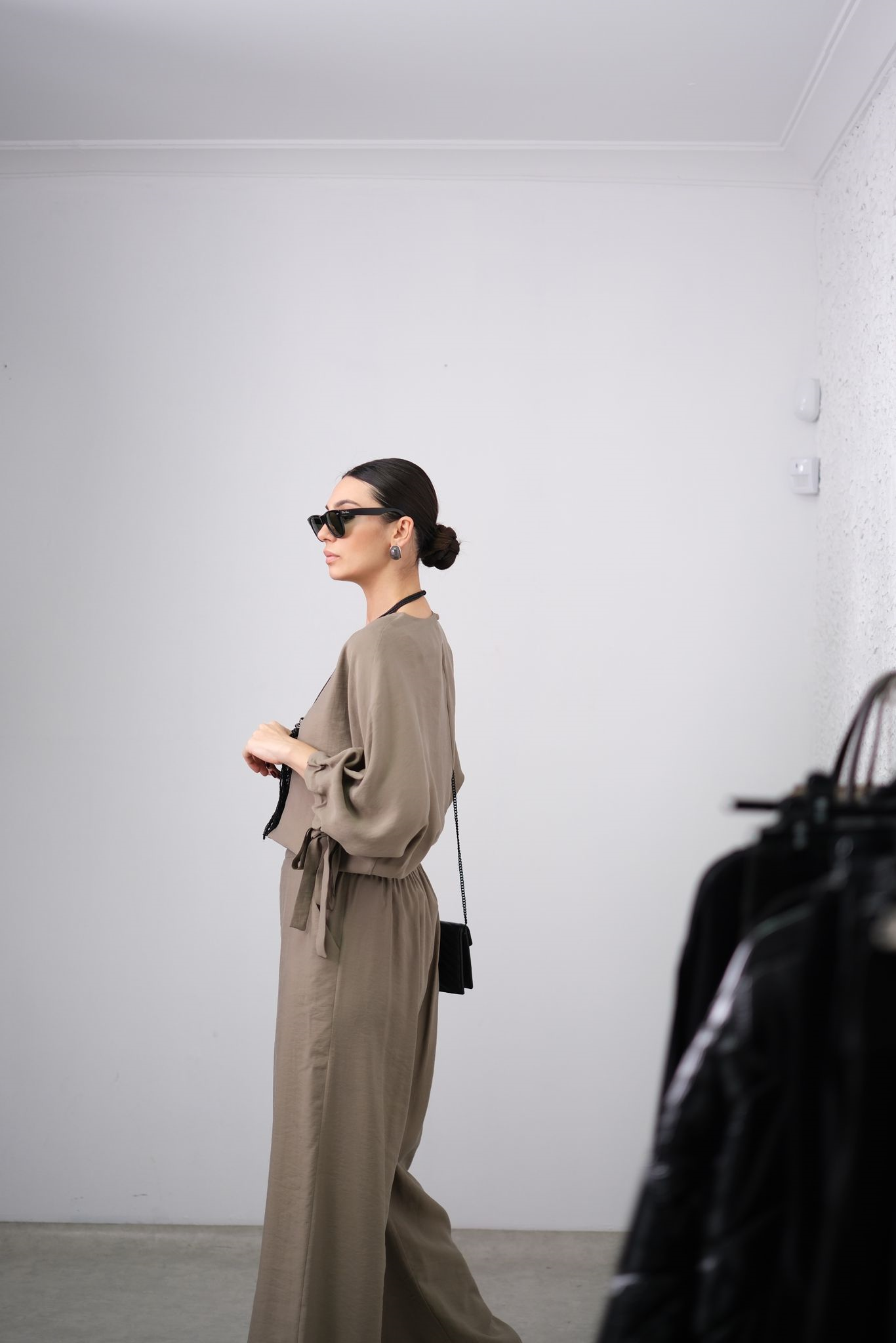 MOTİON YAĞ YEŞİLİ PALAZZO PANTOLON