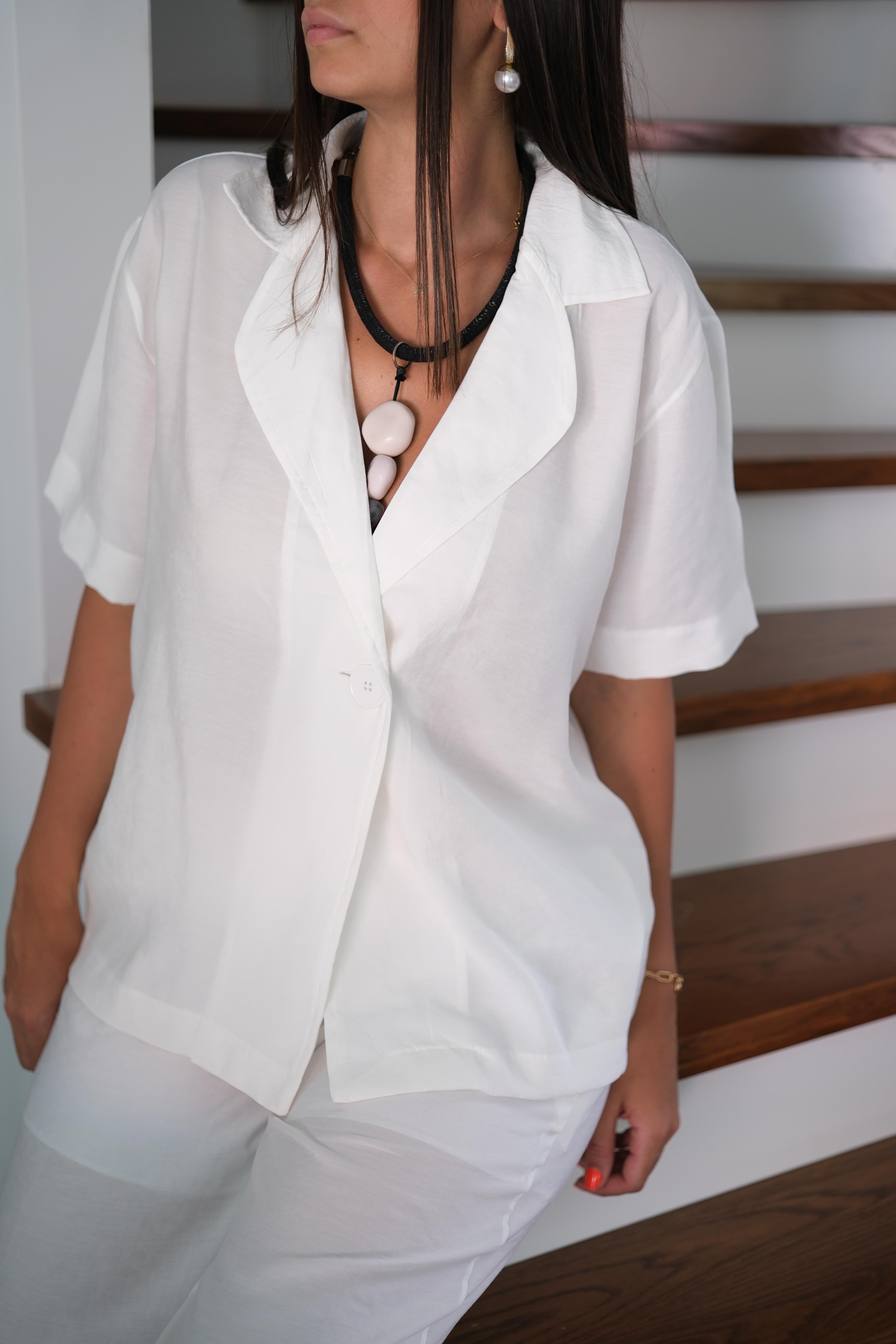 MOVVE BEYAZ PANTOLONLU TAKIM