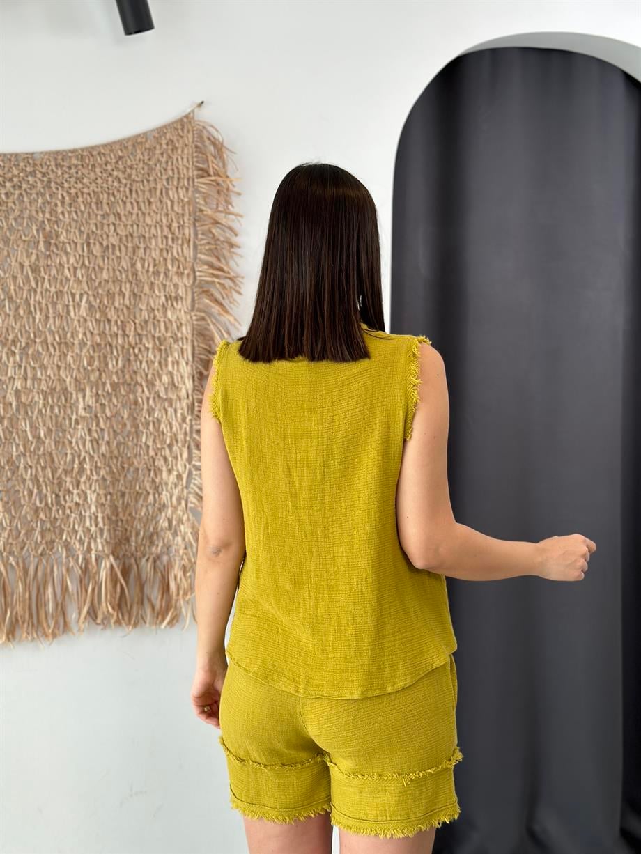 NATURAL LİMONKÜFÜ BLUZ