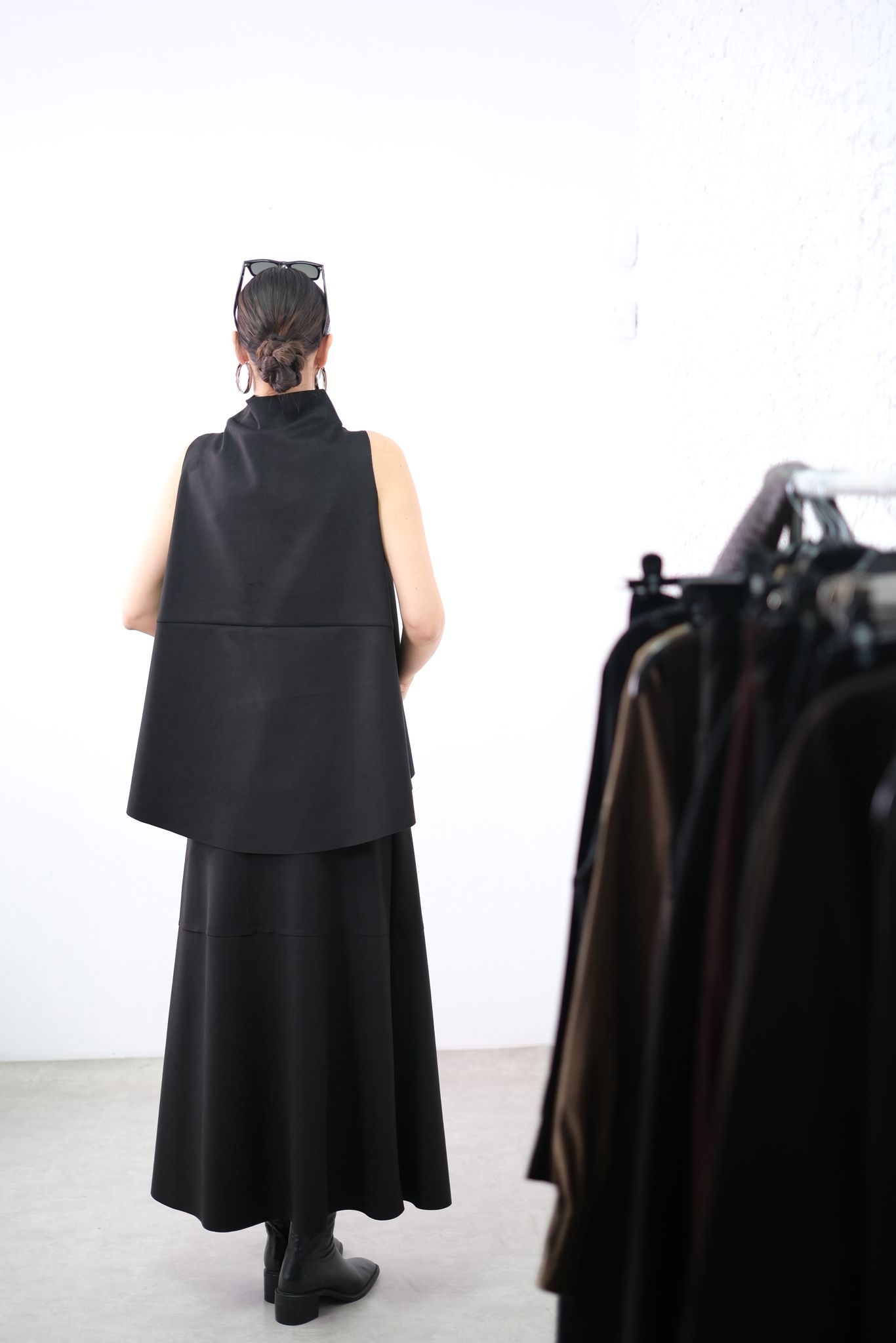 NATURE NUBUK SİYAH BLUZ