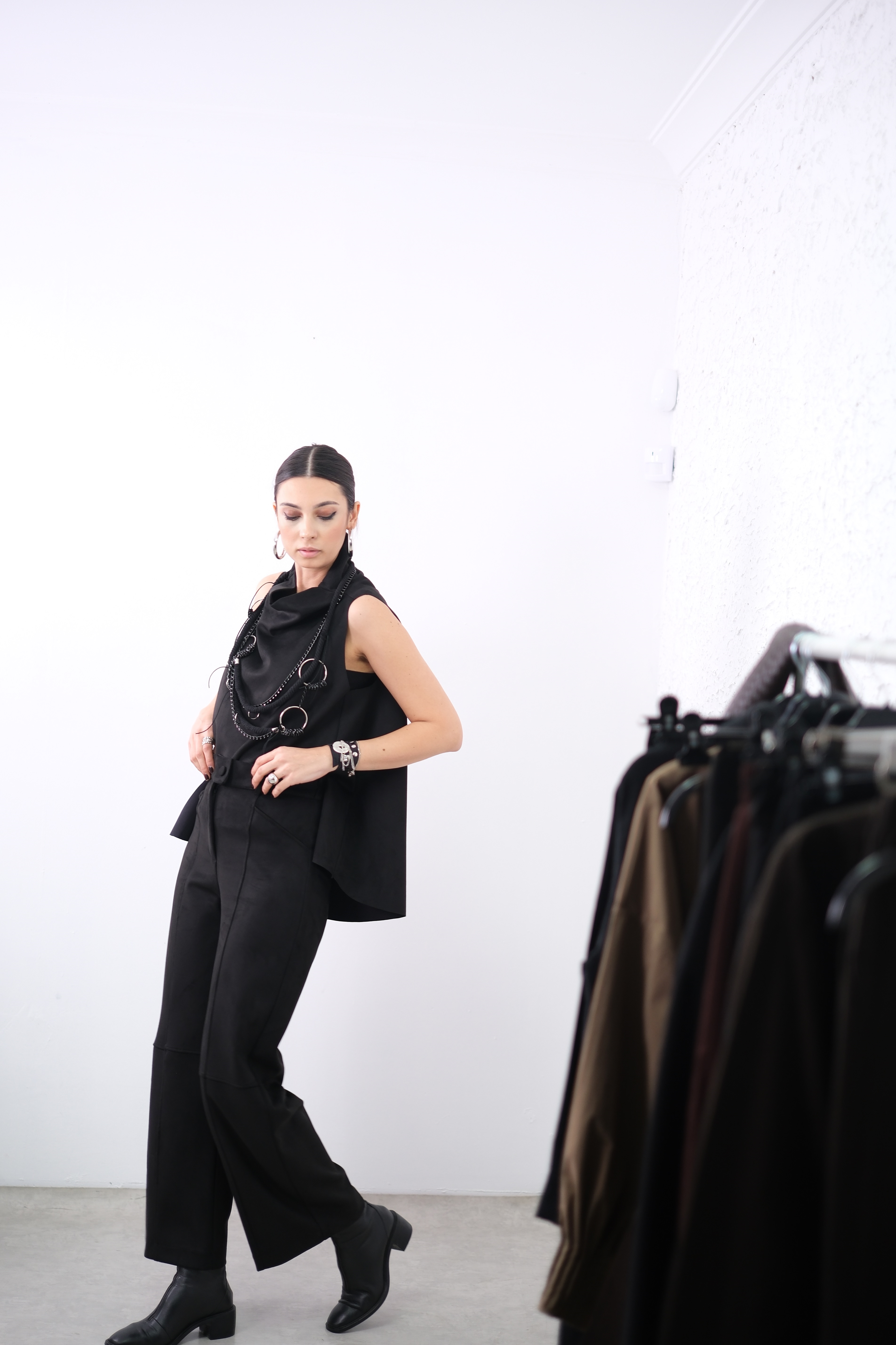 NATURE NUBUK SİYAH PANTOLON