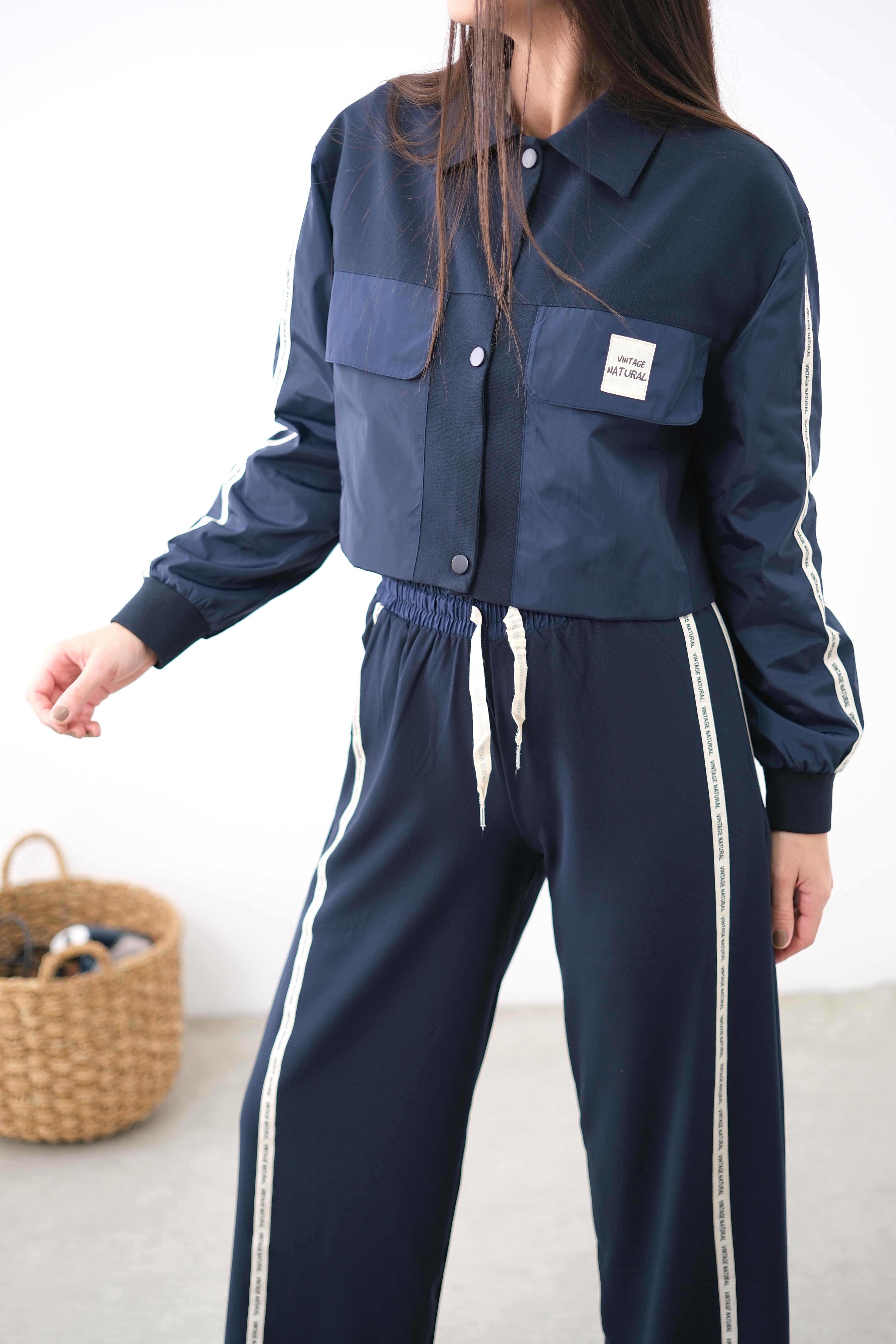 NİCO LACİVERT TASARIM TAKIM