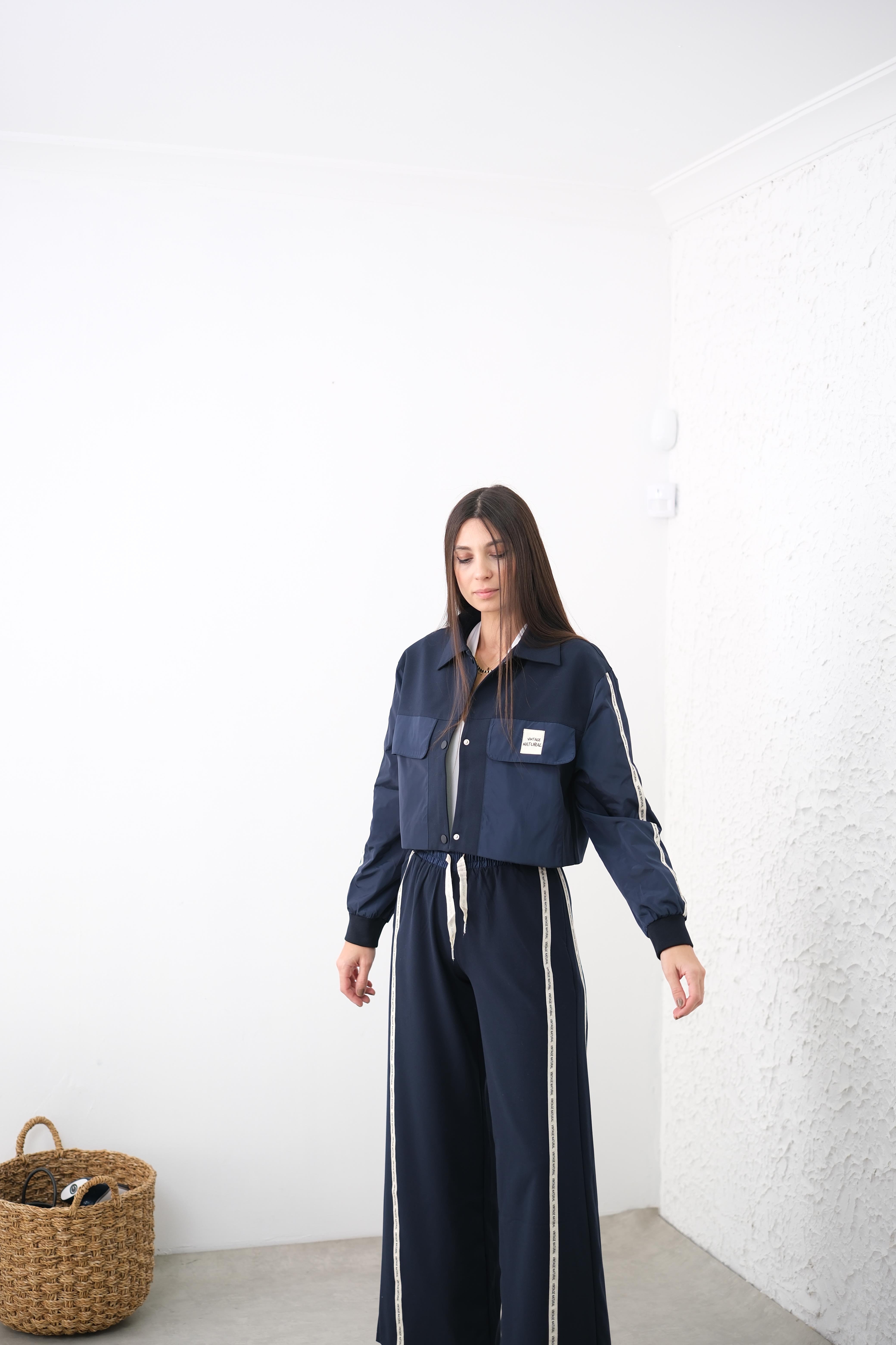 NİCO LACİVERT TASARIM TAKIM