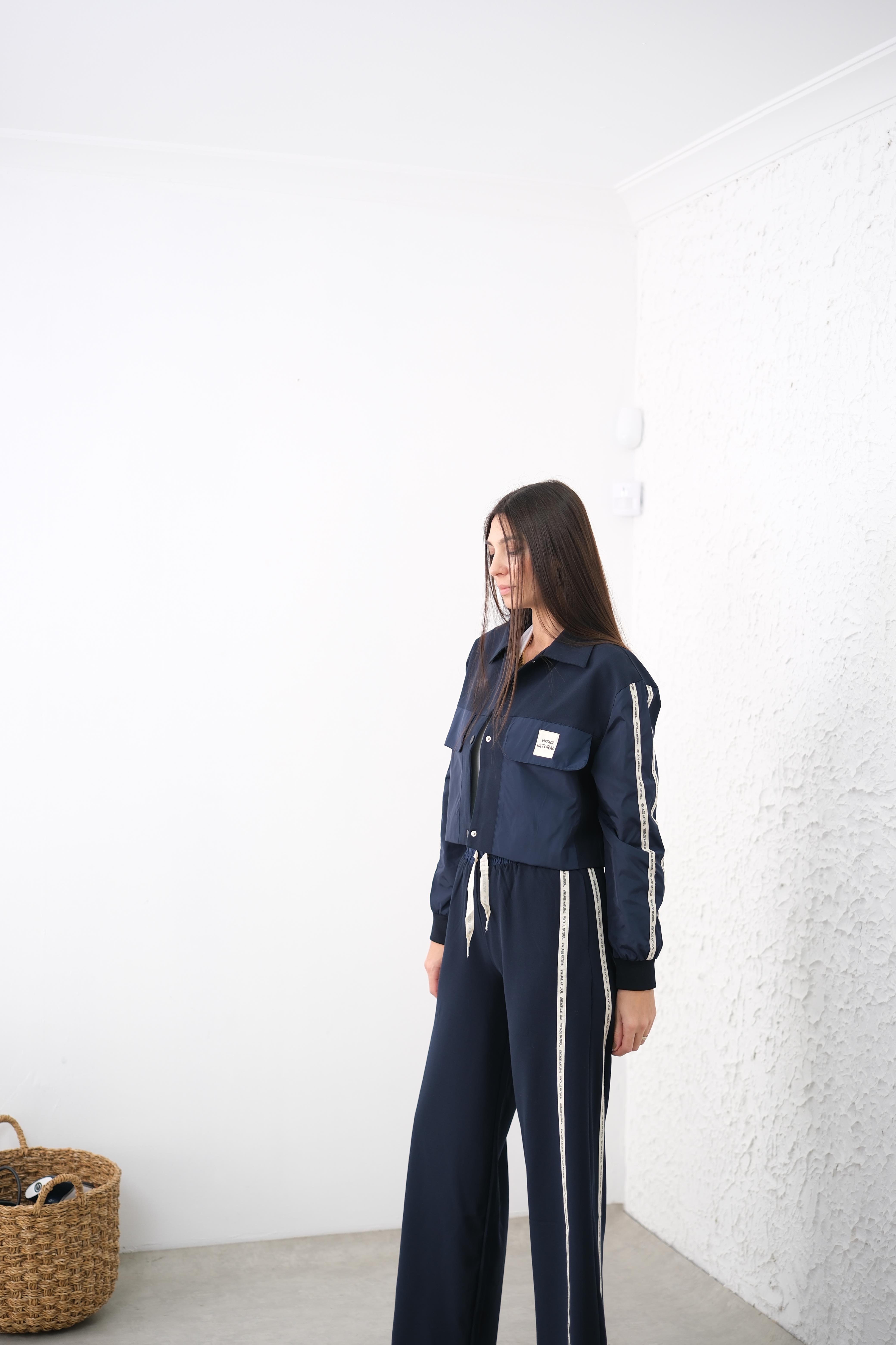 NİCO LACİVERT TASARIM TAKIM