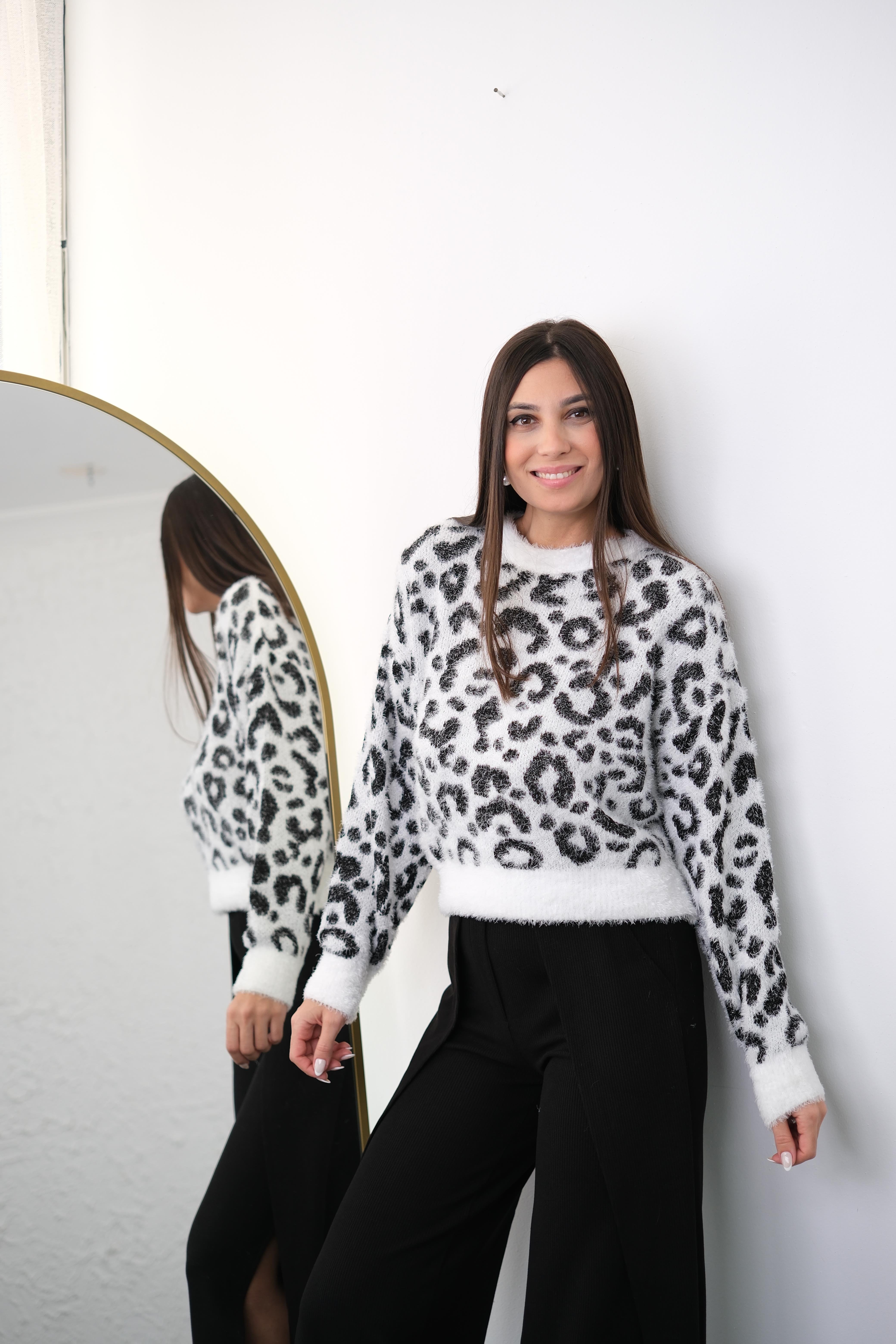 NOVA DESENLİ YUMOŞ KAZAK