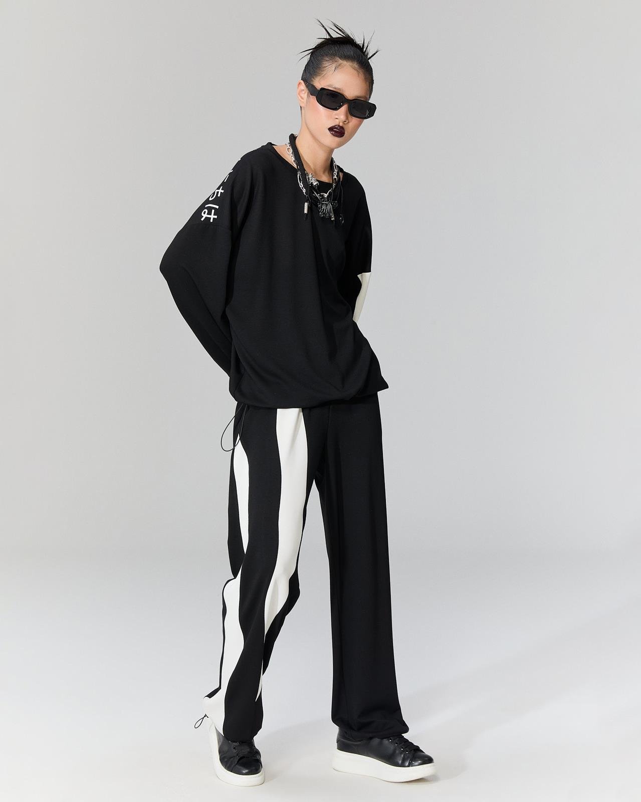 OLTA SİYAH JOGGER PANTOLON