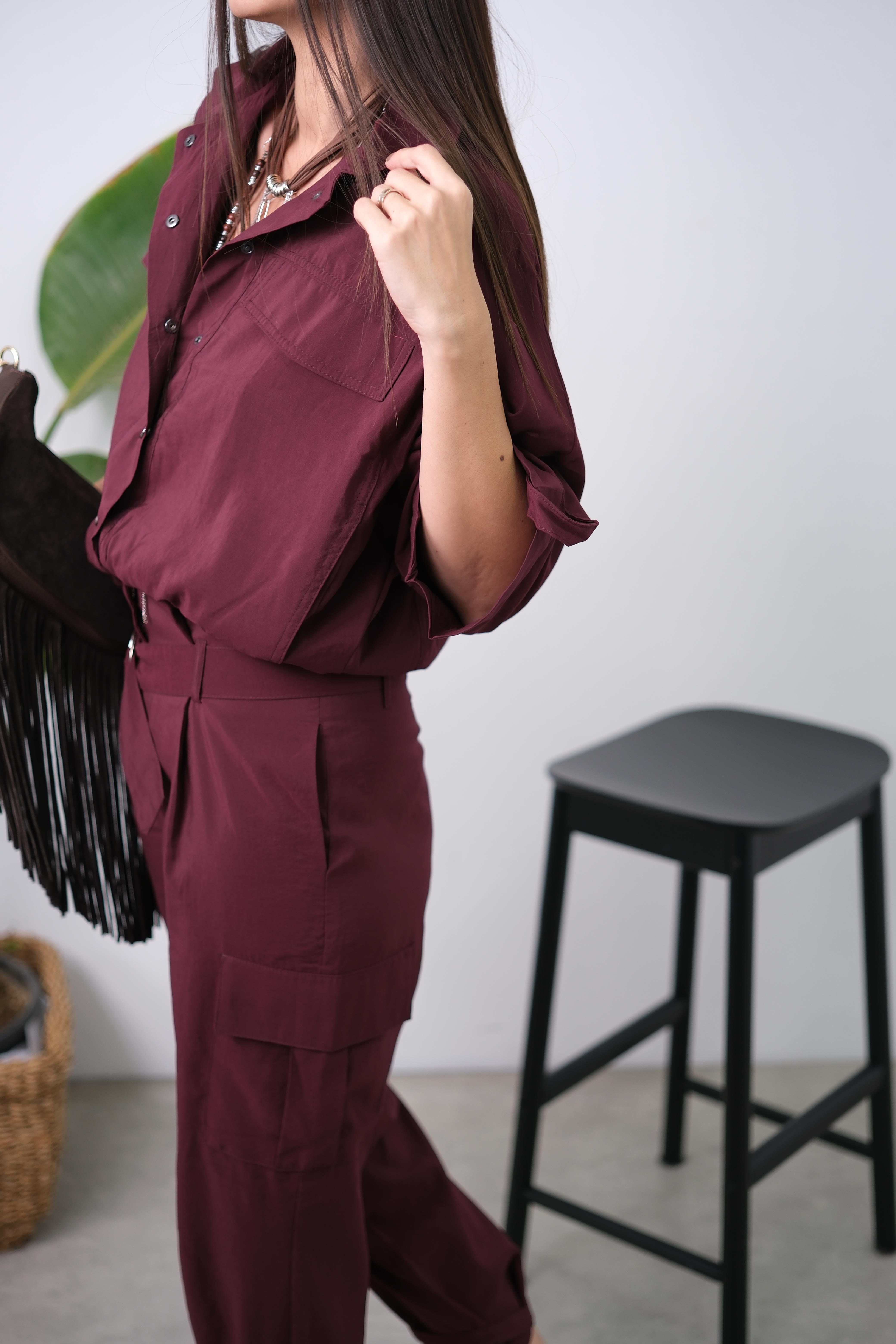 OLTY CEKETLİ BORDO TASARIM TAKIM