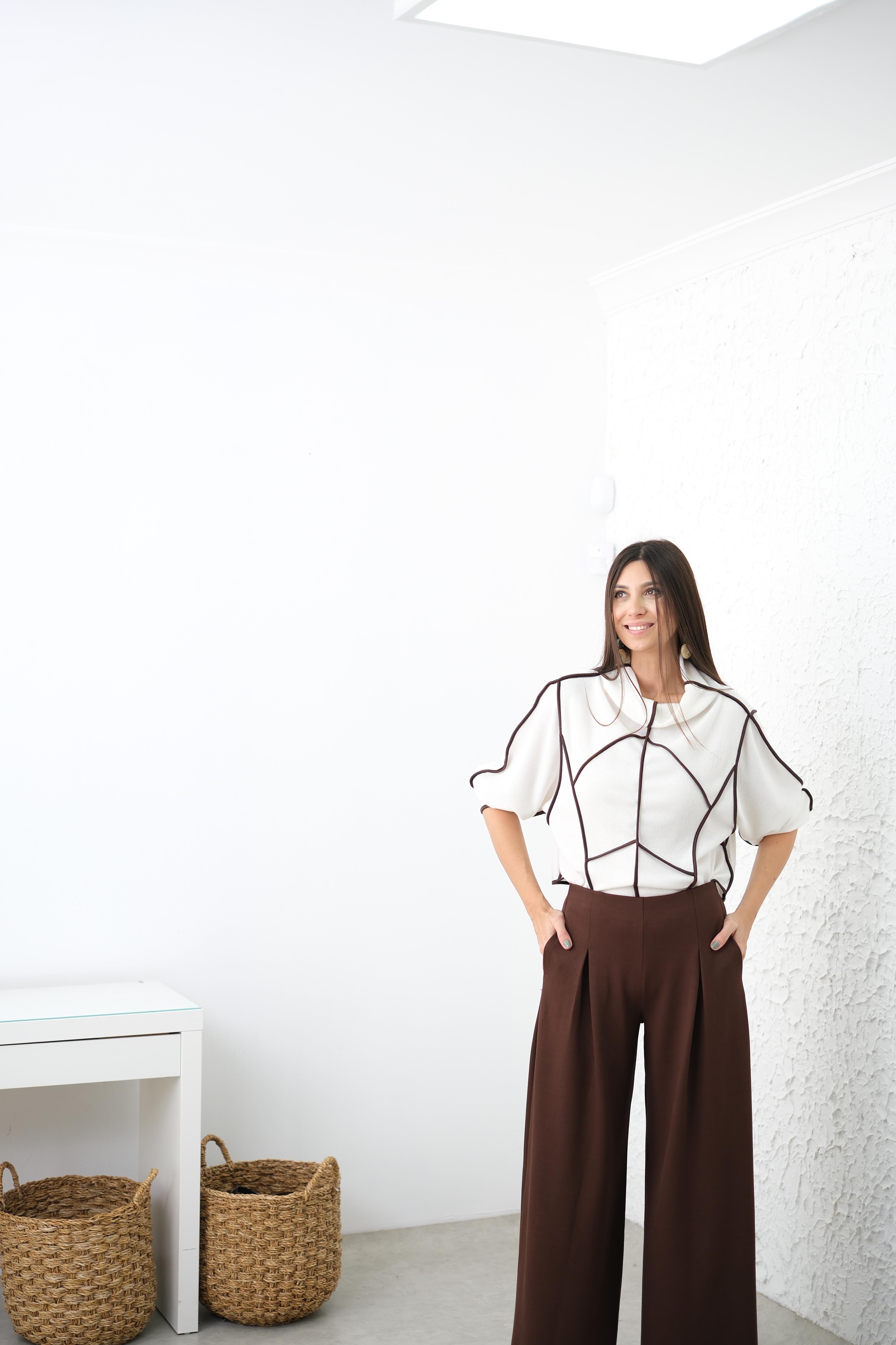 OPLY KAHVE MODAL PANTOLON