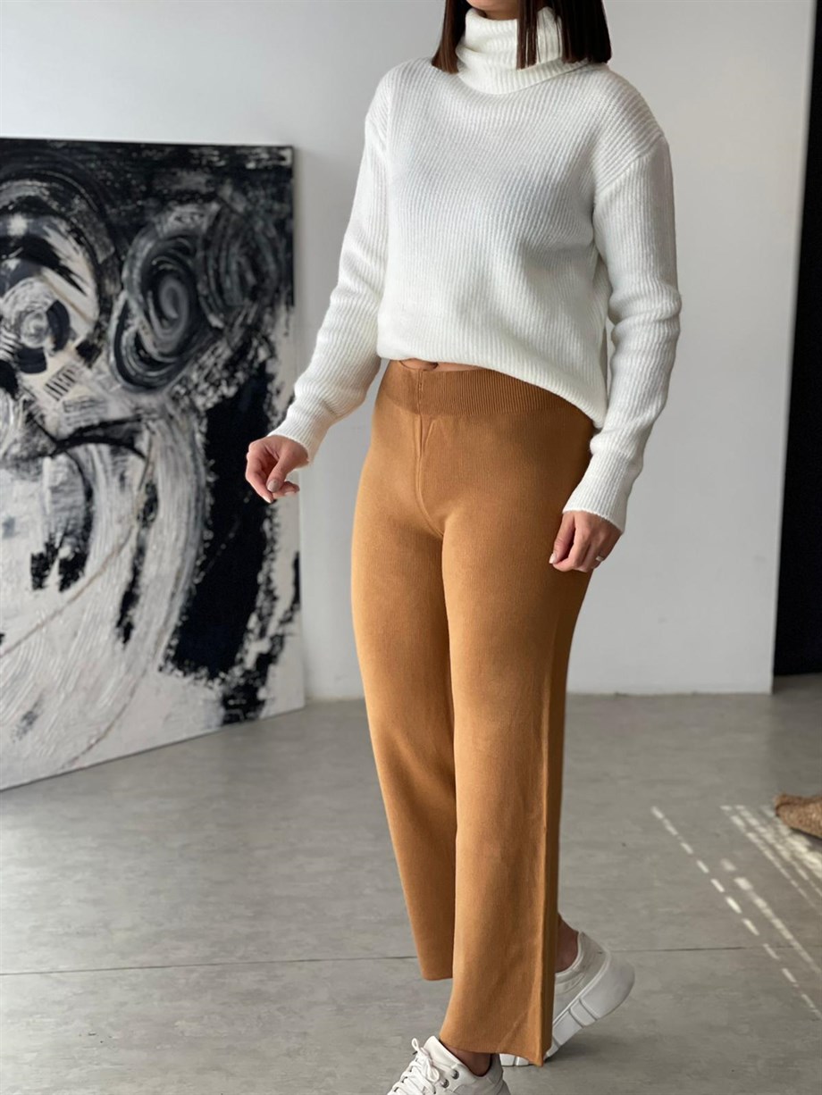 OTANA CAMEL TRİKO PANTOLON