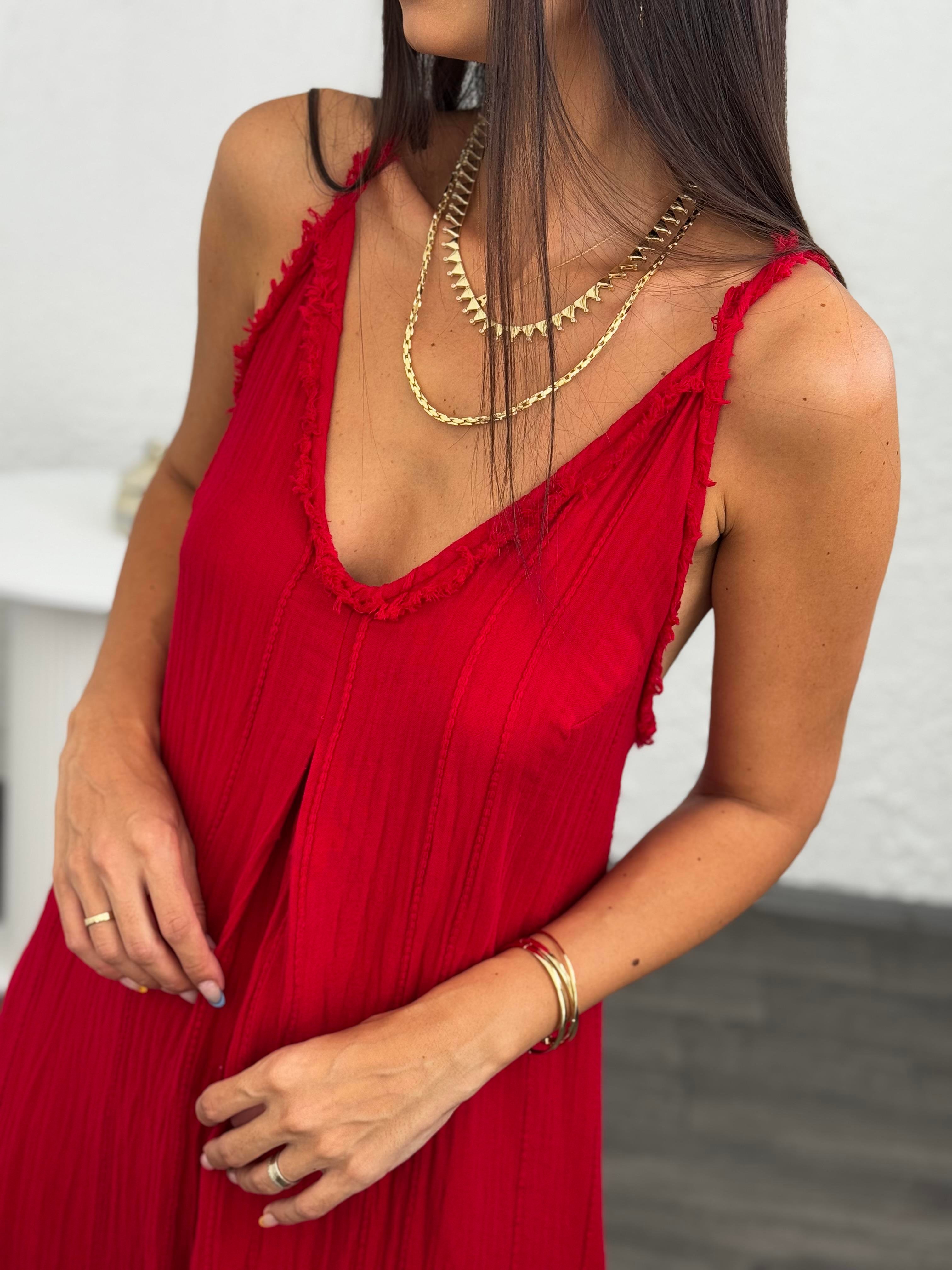 PALM VİŞNE NATURAL ELBİSE
