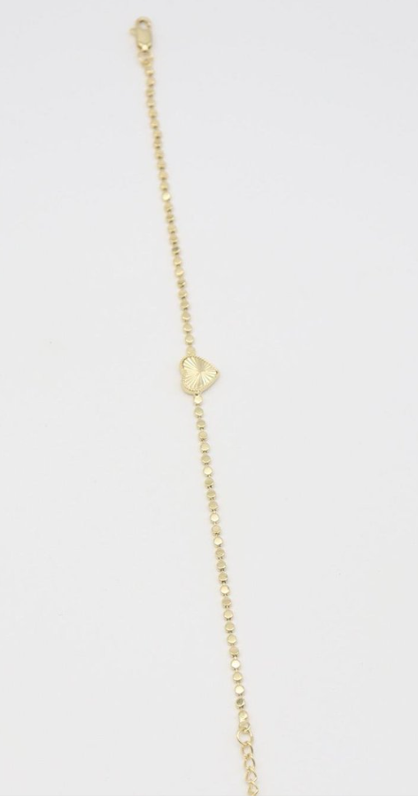 PAVE KALP DETAYLI ÇELİK BİLEKLİK 25CM