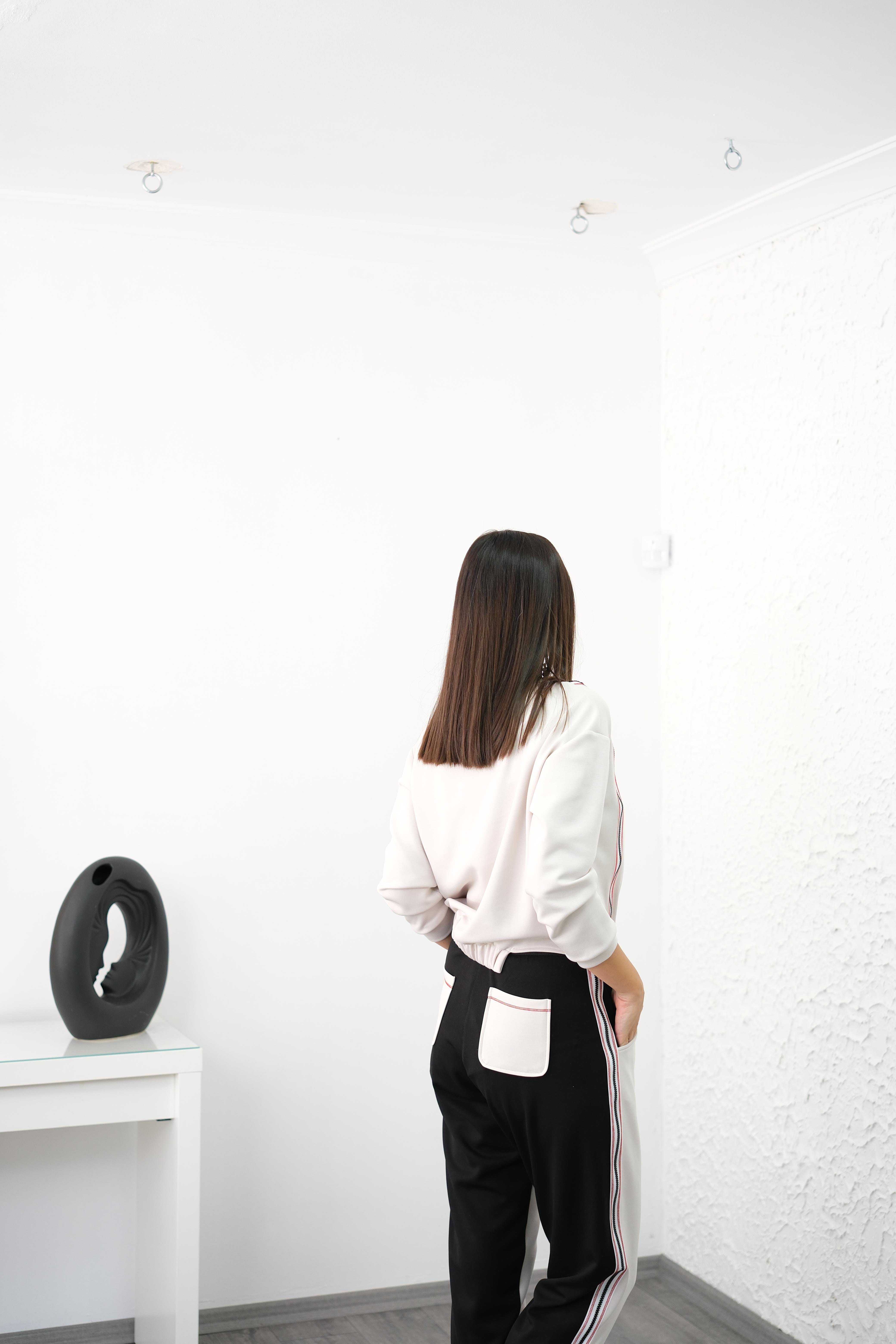 PELLY FERMUAR DETAYLI VİZON SWEAT