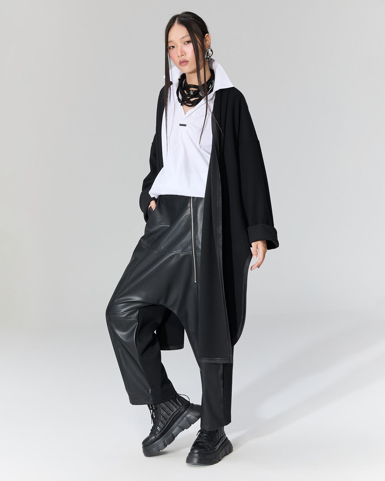 PİTY SİYAH TASARIM ŞALVAR