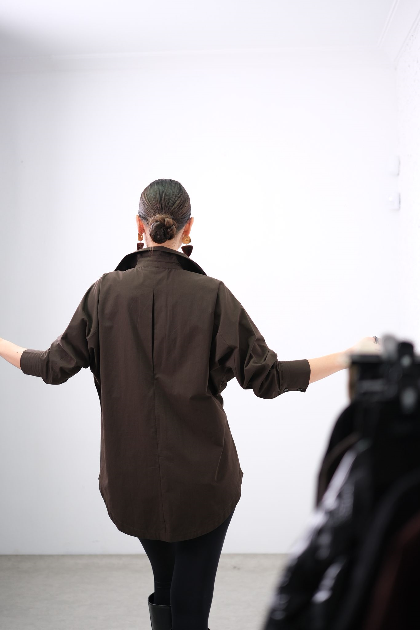 POMMY KAHVE TASARIM GÖMLEK