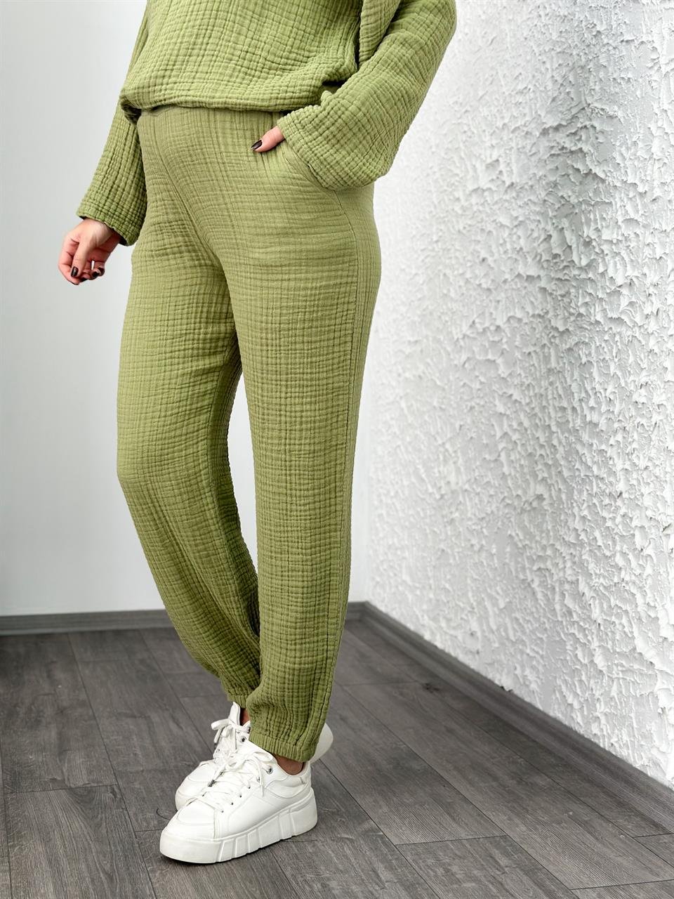 PORT BLANCA SAGE GREEN PANTOLON