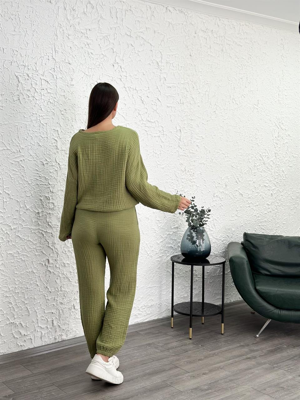 PORT BLANCA SAGE GREEN PANTOLON