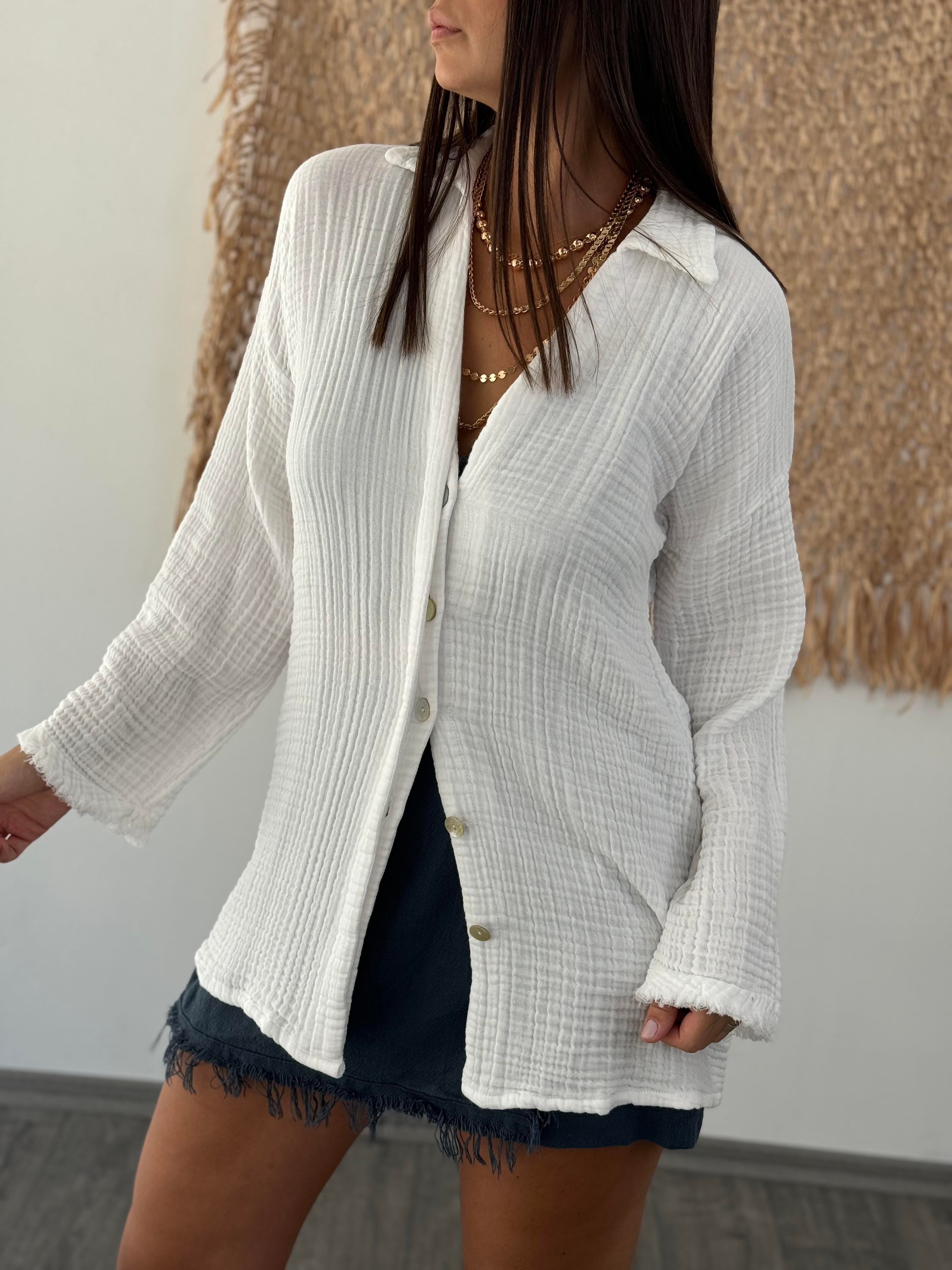 PORT PİRA BEYAZ GÖMLEK