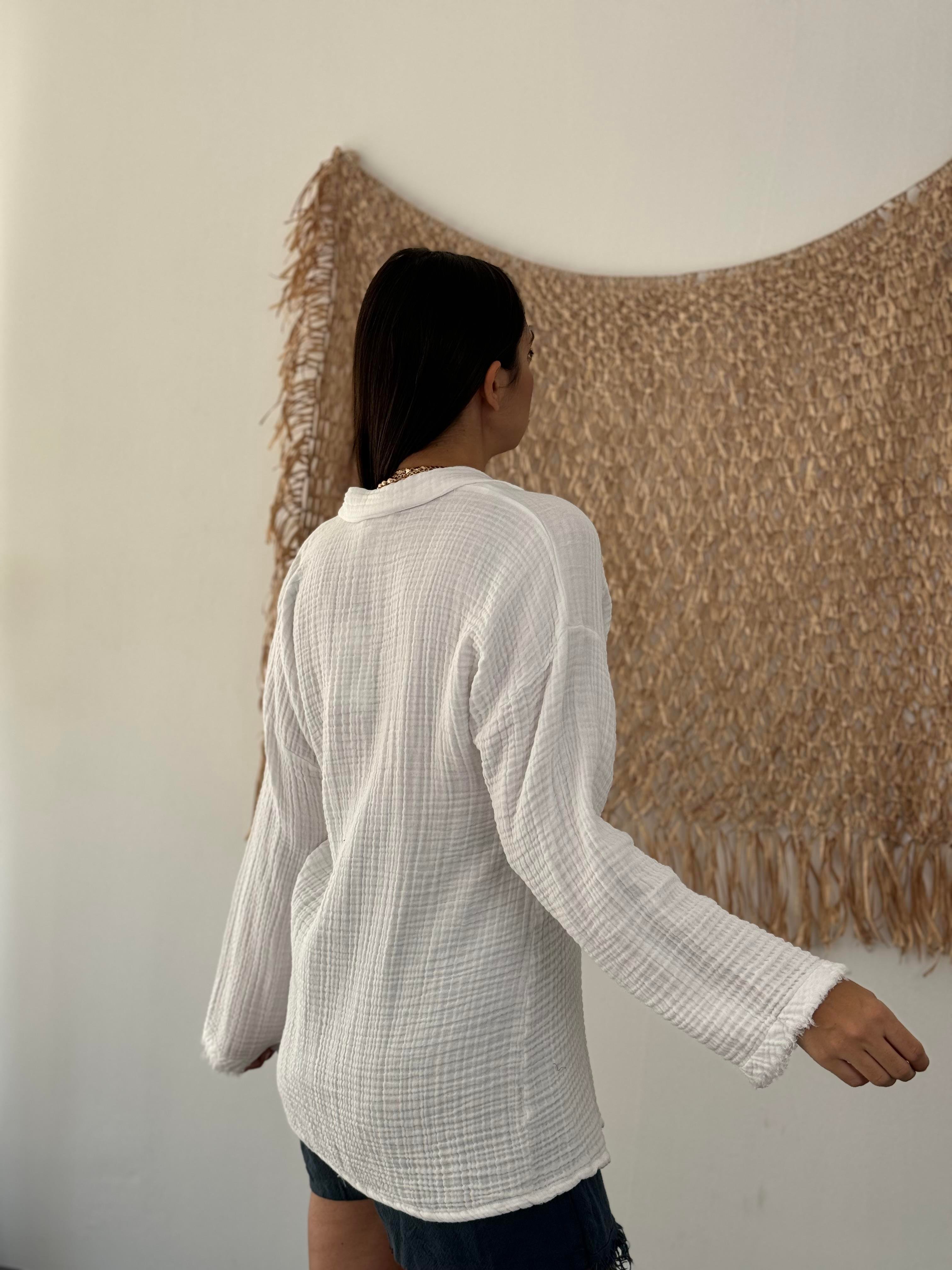 PORT PİRA BEYAZ GÖMLEK