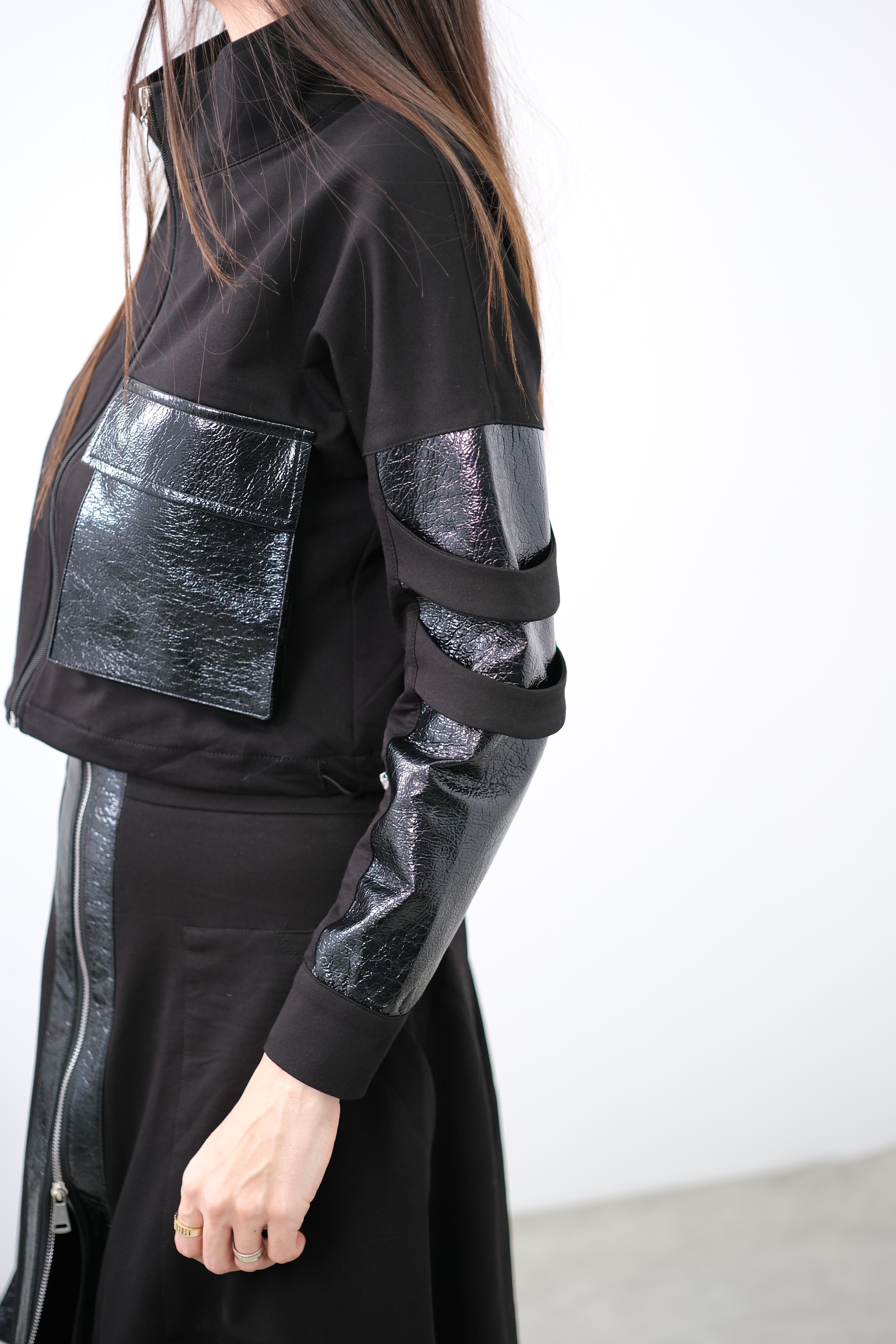 POTE TASARIM SİYAH CEKET