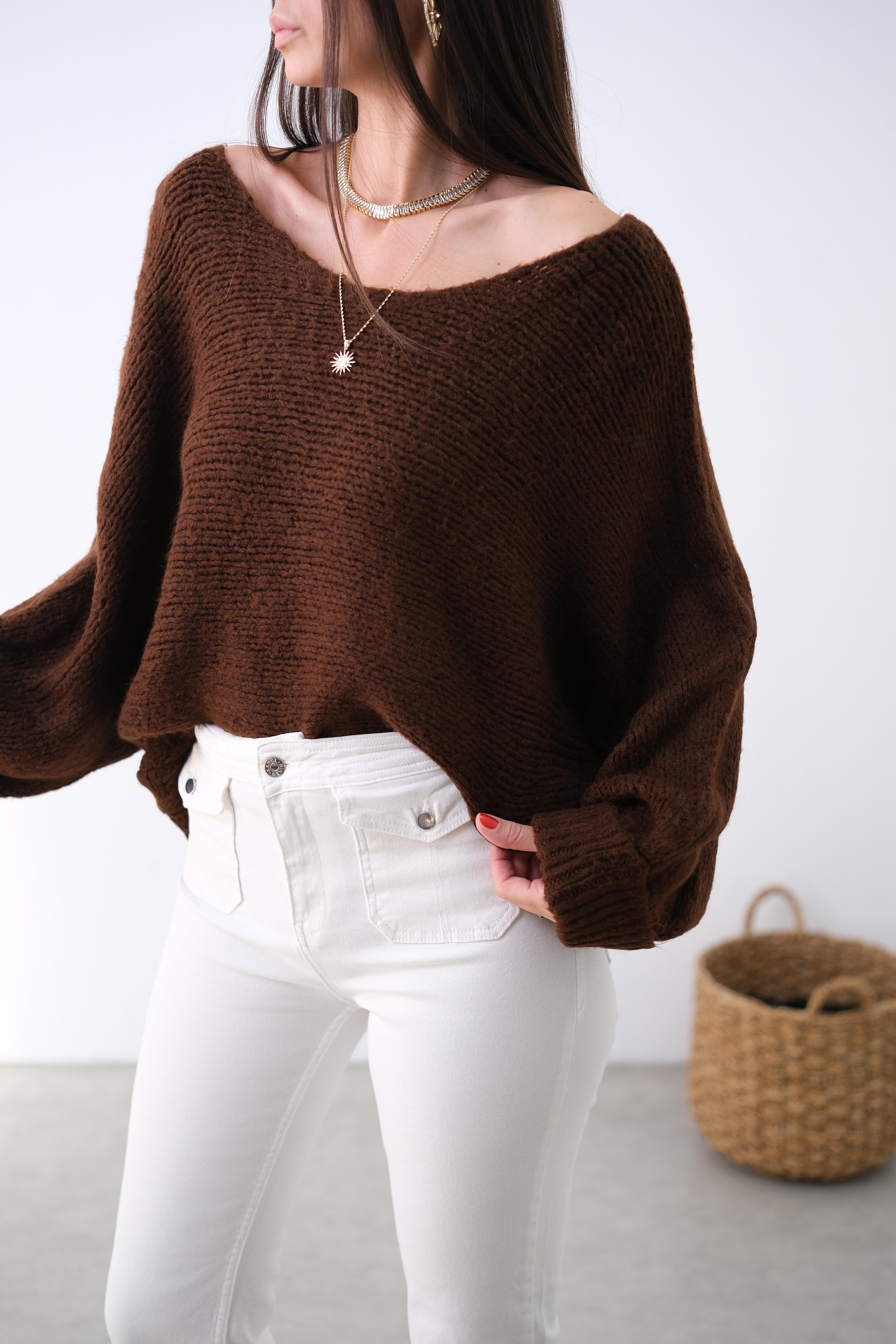 PUFFY V YAKA KAHVE KAZAK