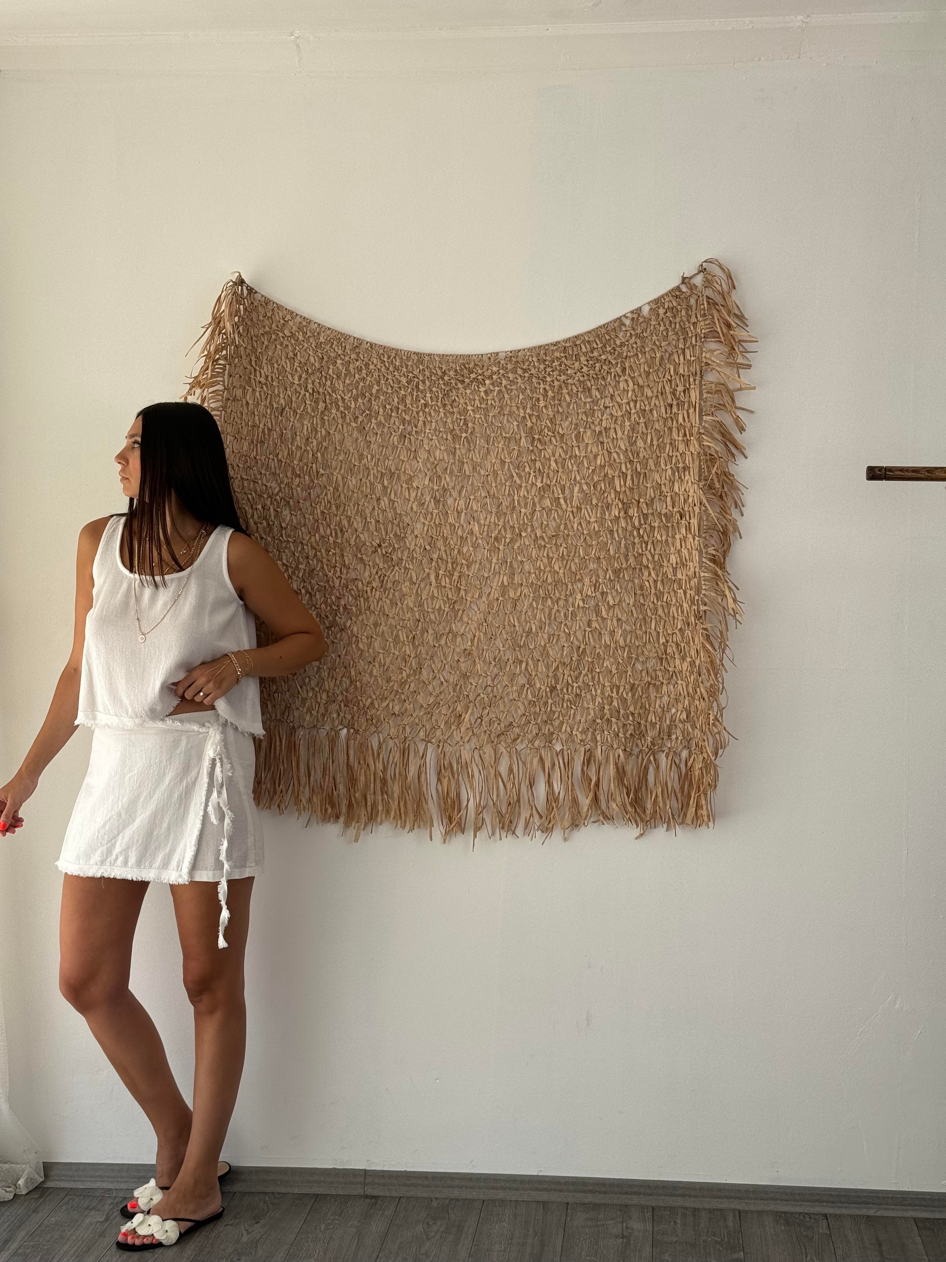 PURE ASKILI BEYAZ BLUZ