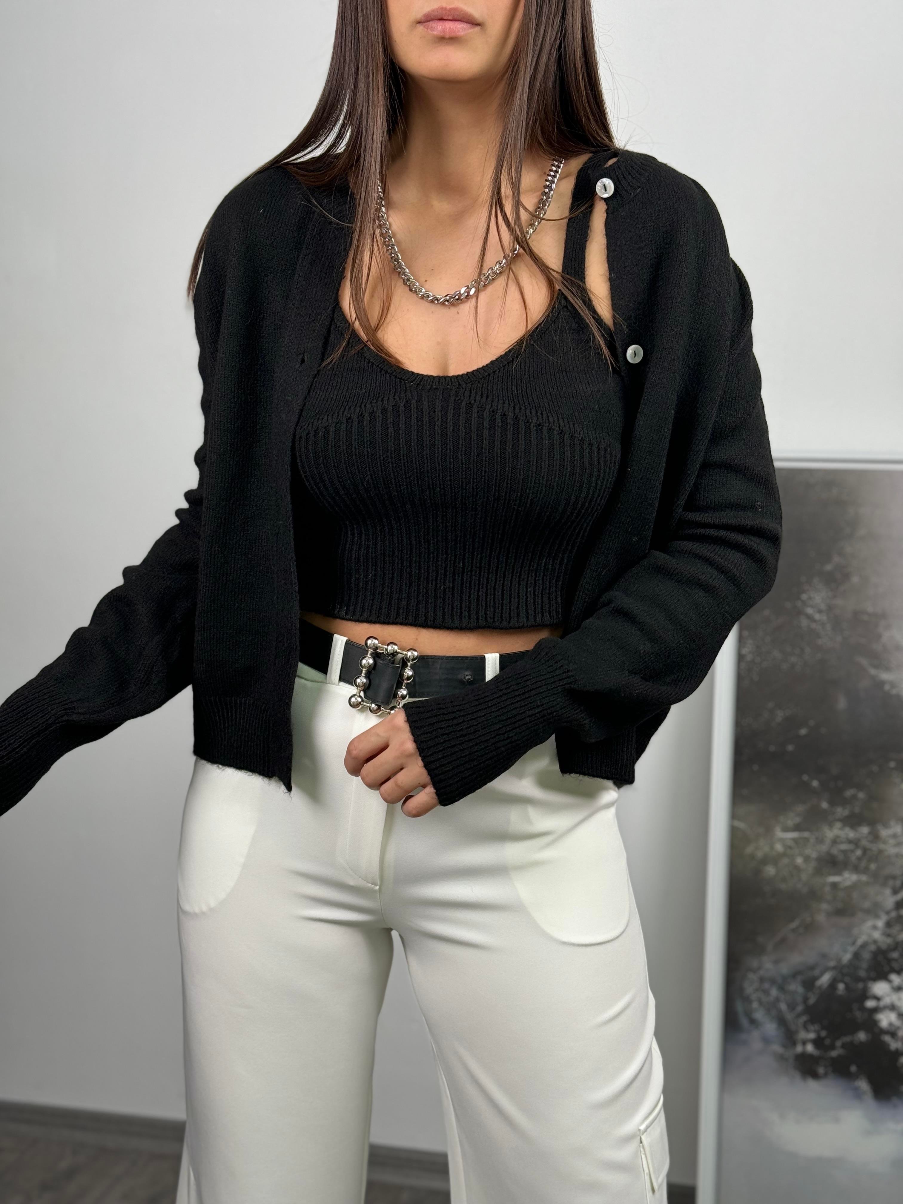TALİ SİYAH 2Lİ HIRKA TAKIM