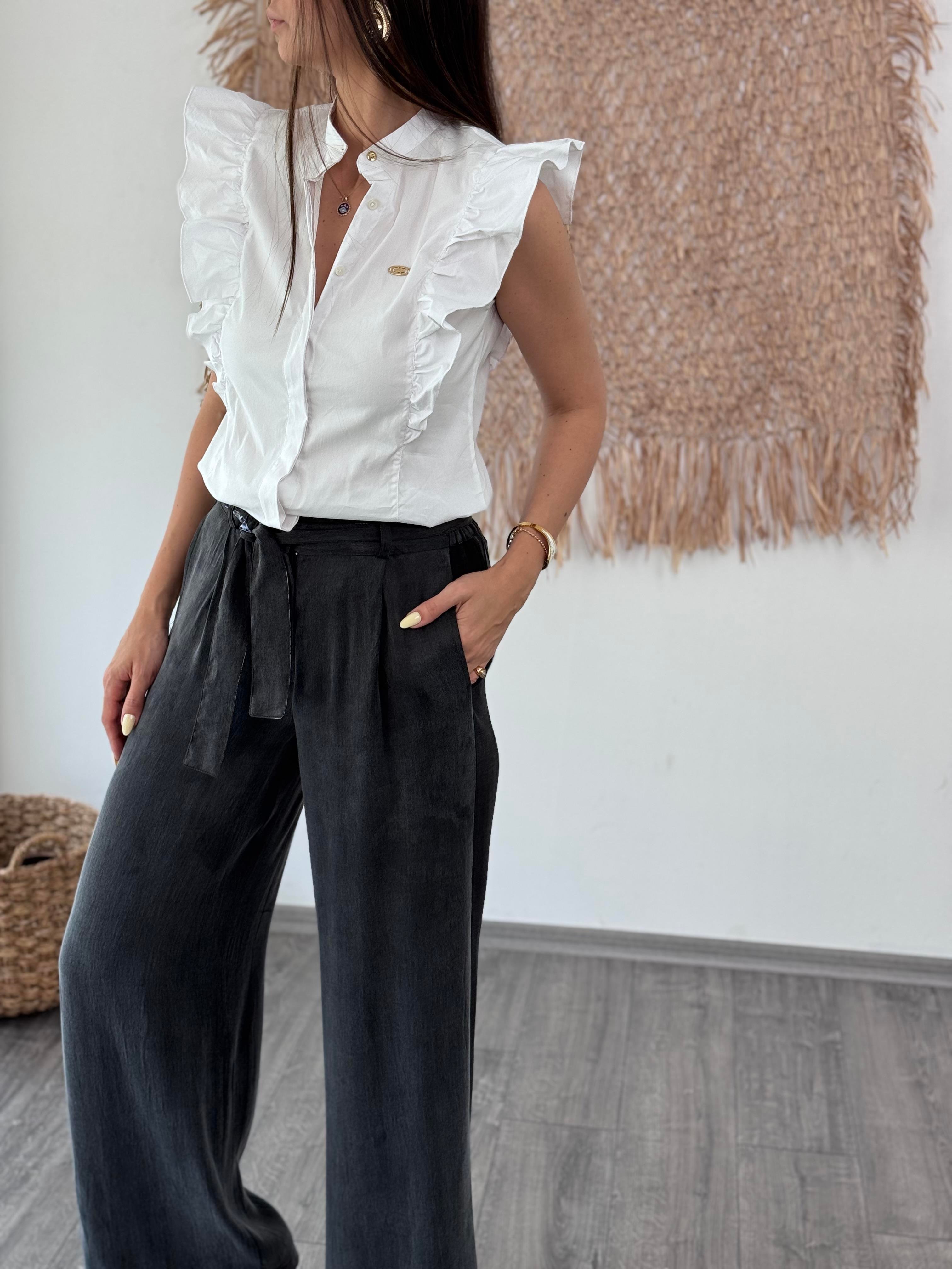 TED BEYAZ TASARIM GÖMLEK