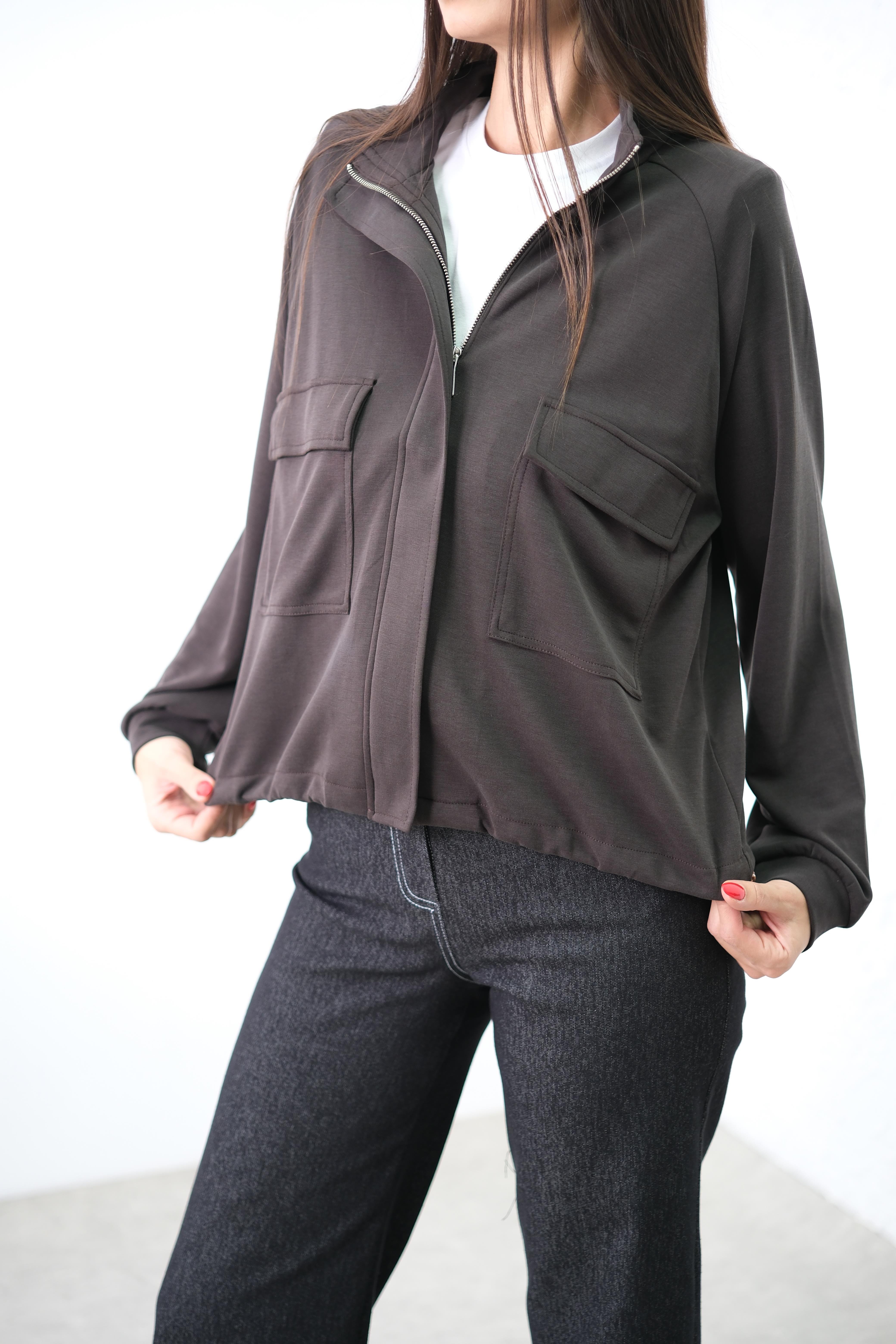 TİA KAHVE MODAL CEKET