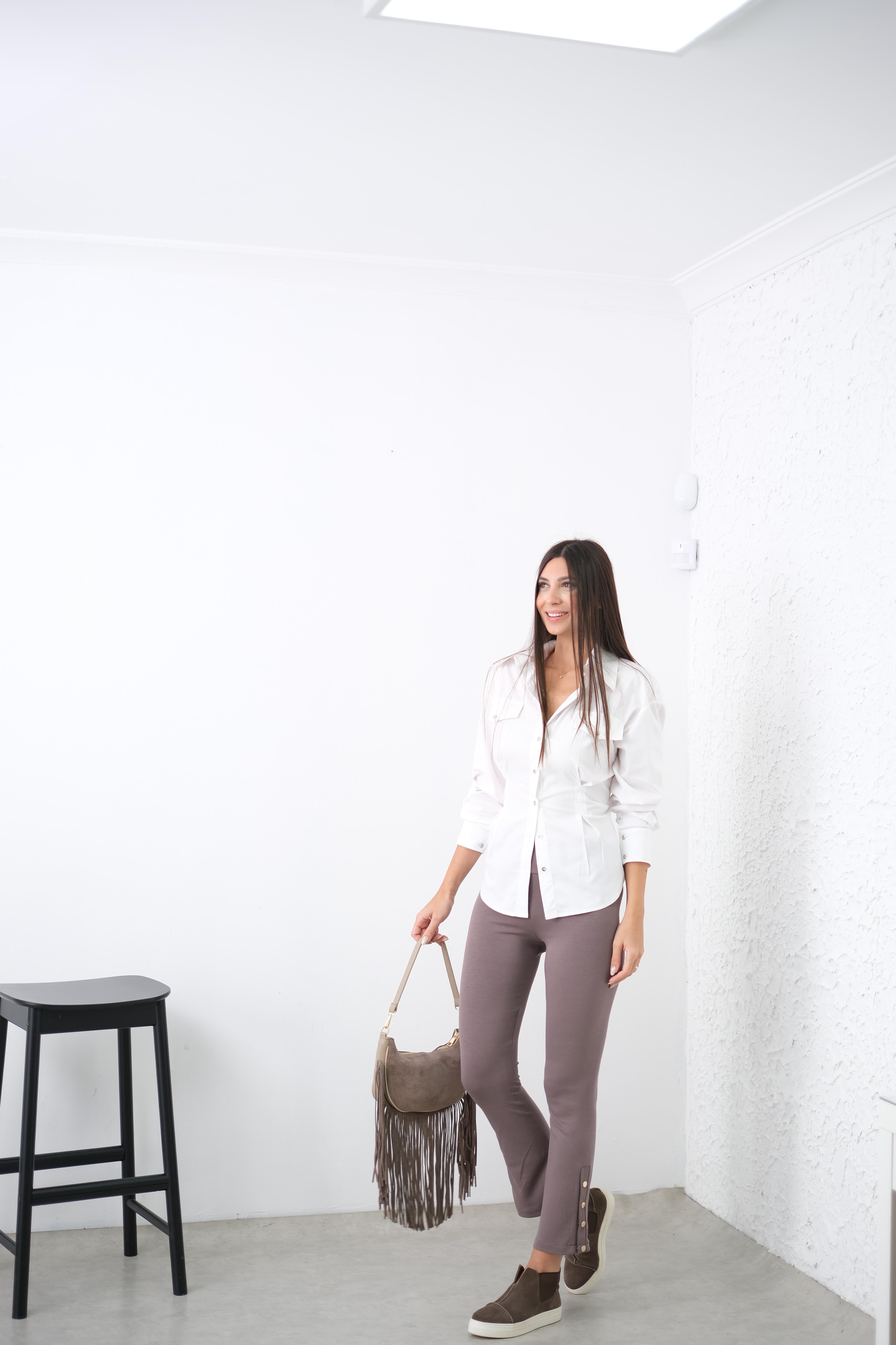 TRİLY VİZON PAÇA ÇITÇITLI TAYT