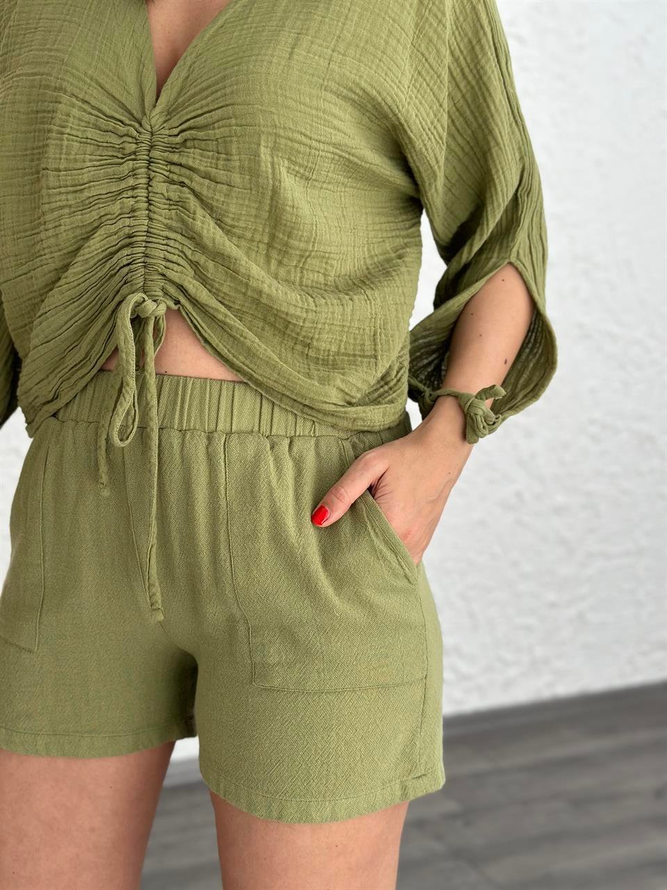 UMA SAGE GREEN ŞORT