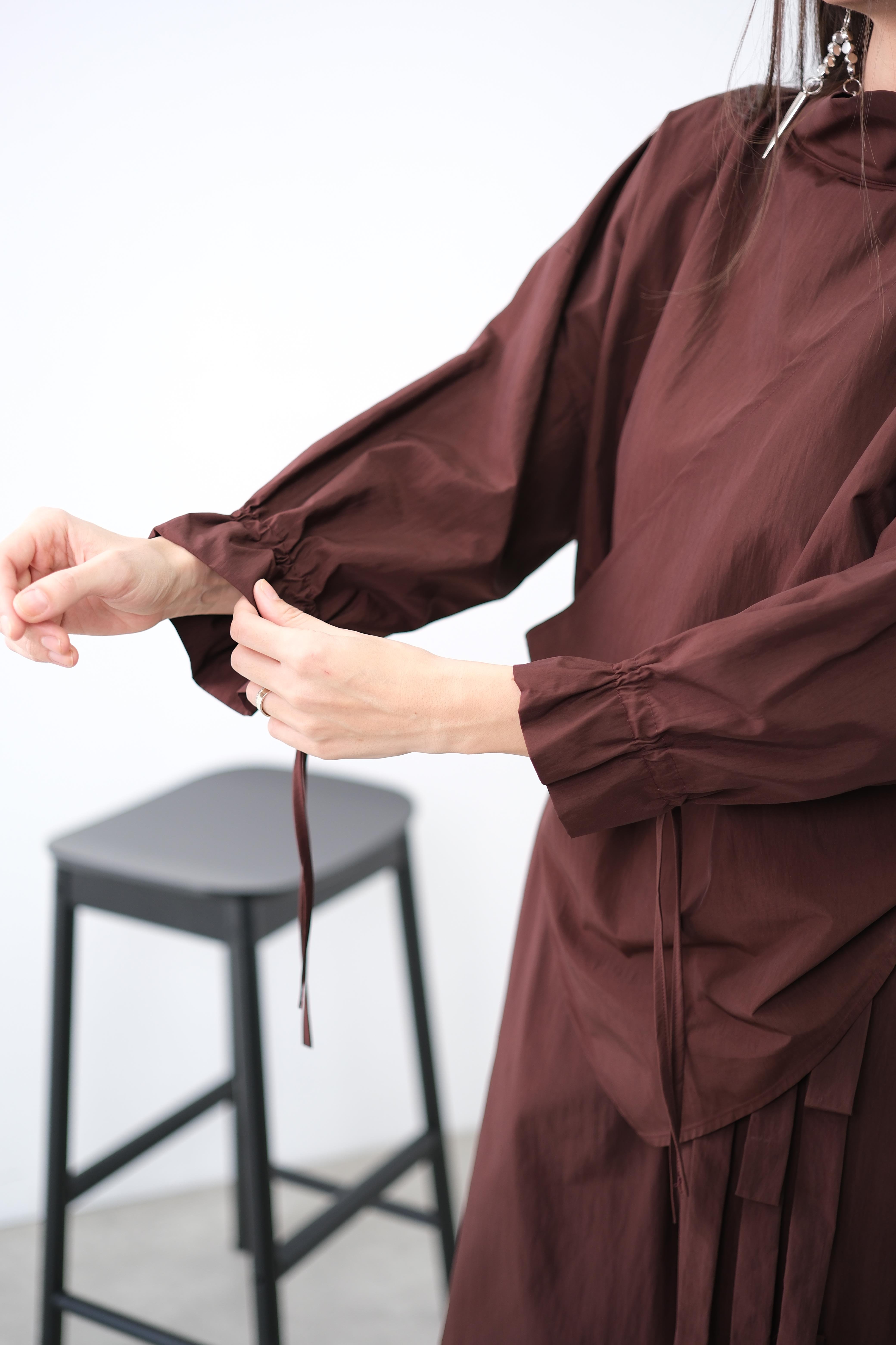 VALENTİ ÖN KRUVAZE BORDO BLUZ