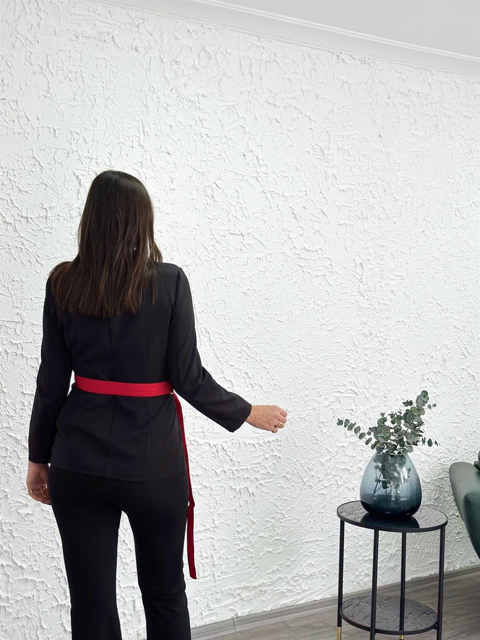 VESPA KIRMIZI DETAYLI BLAZER