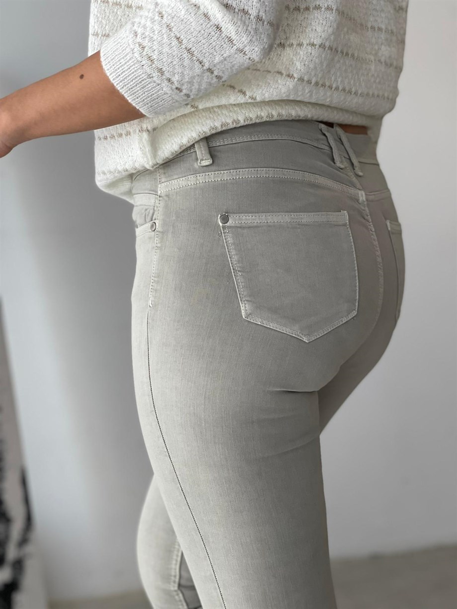 YESSICA AÇIK YEŞİL JEAN