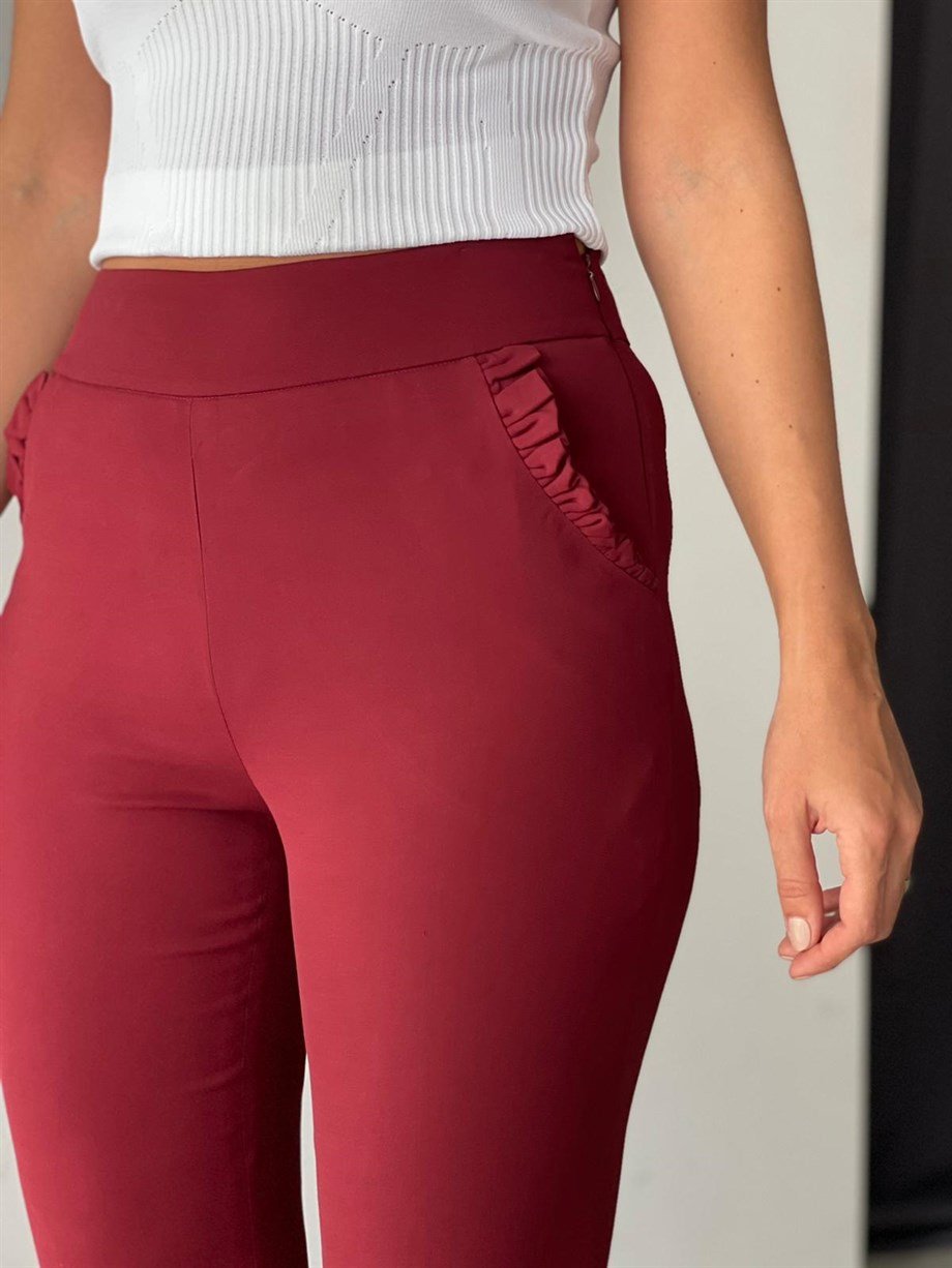 ZETRA BORDO KUMAŞ PANTOLON