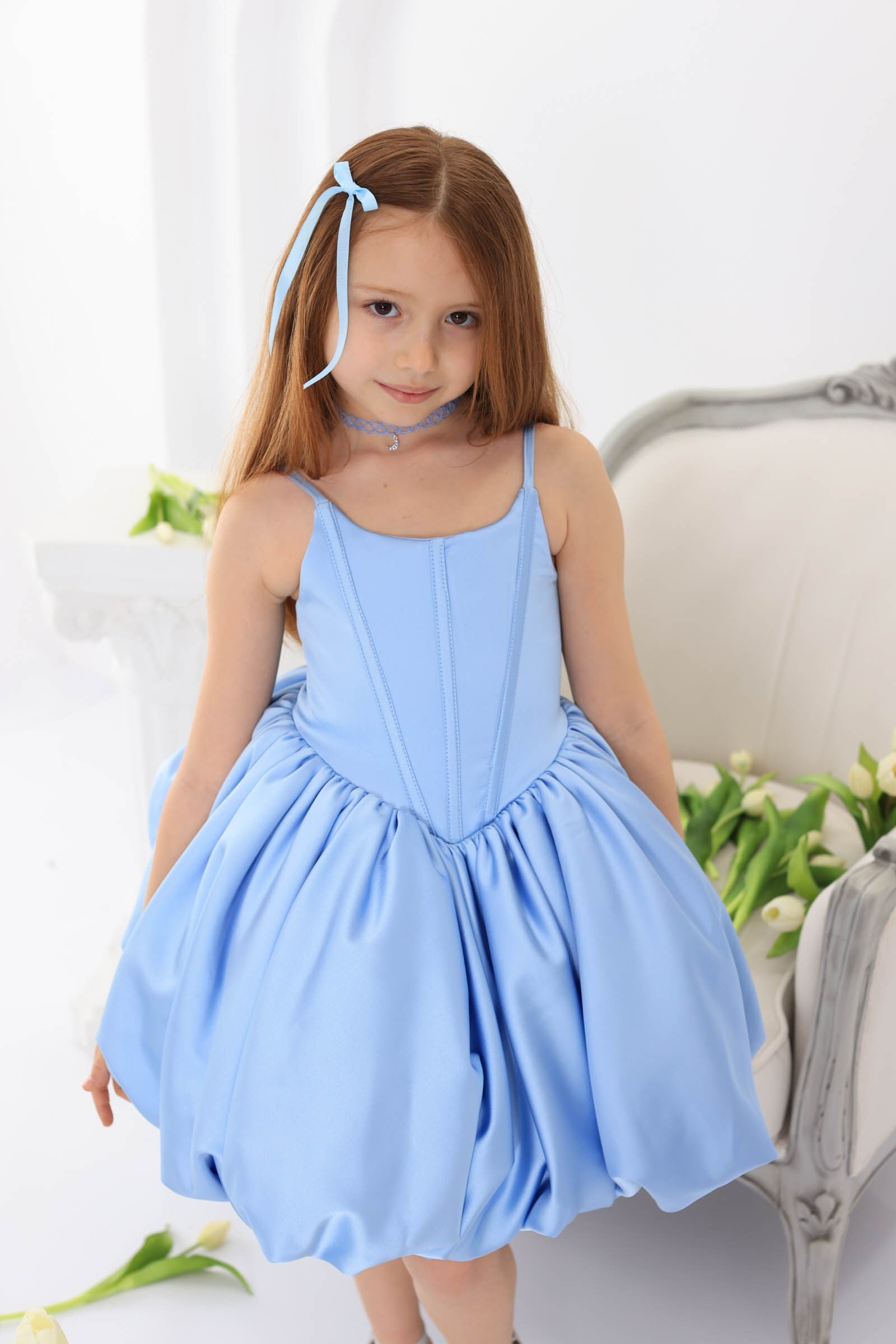 AZURE BLOOM DRESS