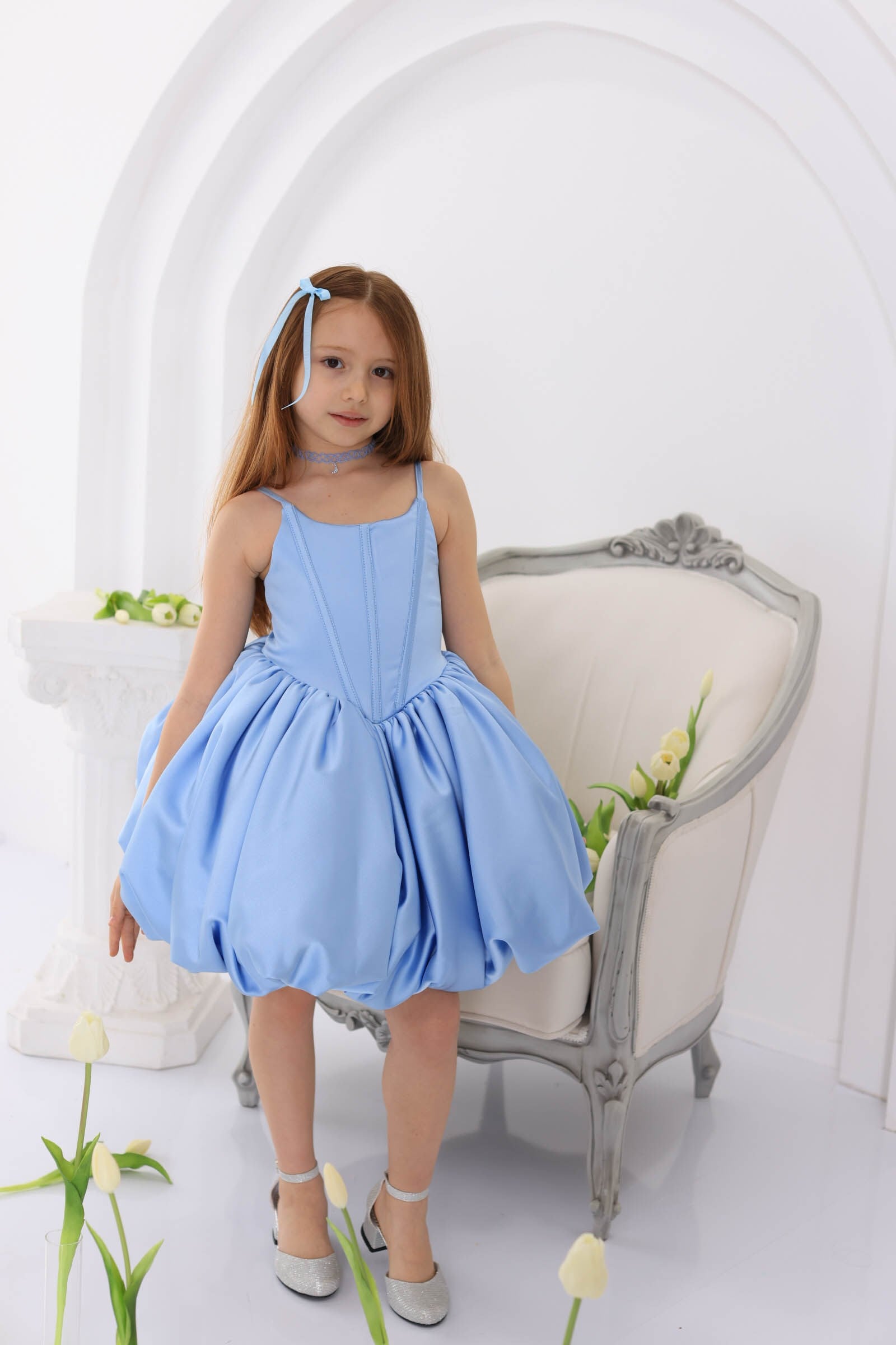 AZURE BLOOM DRESS