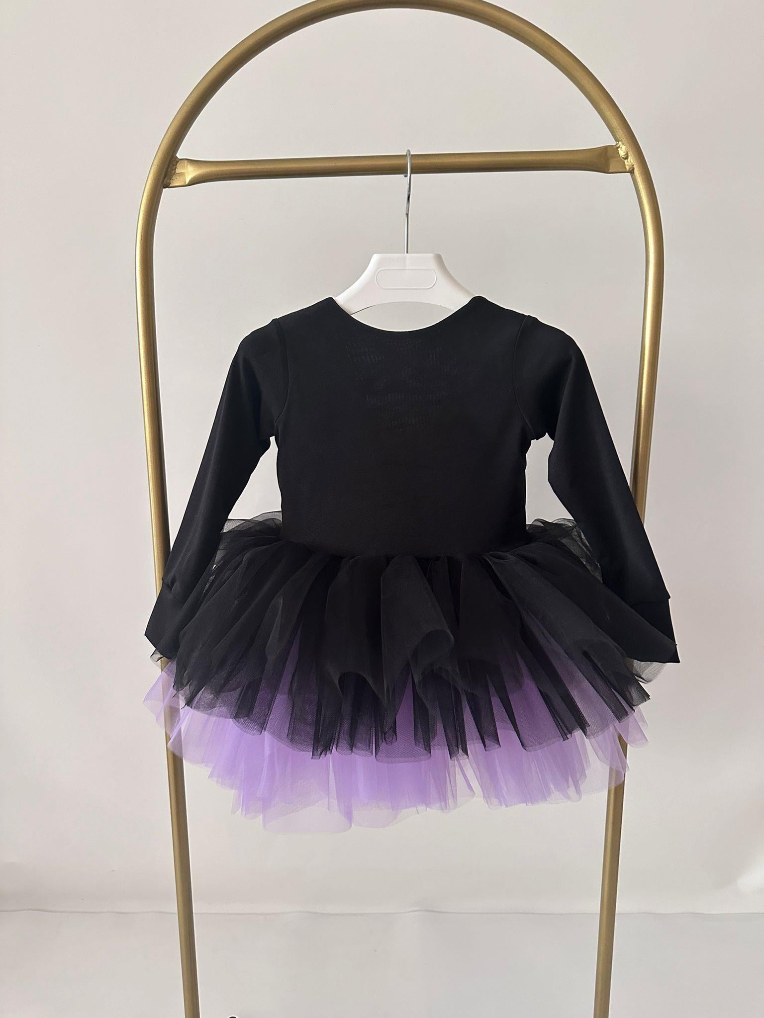 BLACK BALLERINA TUTU DRESS