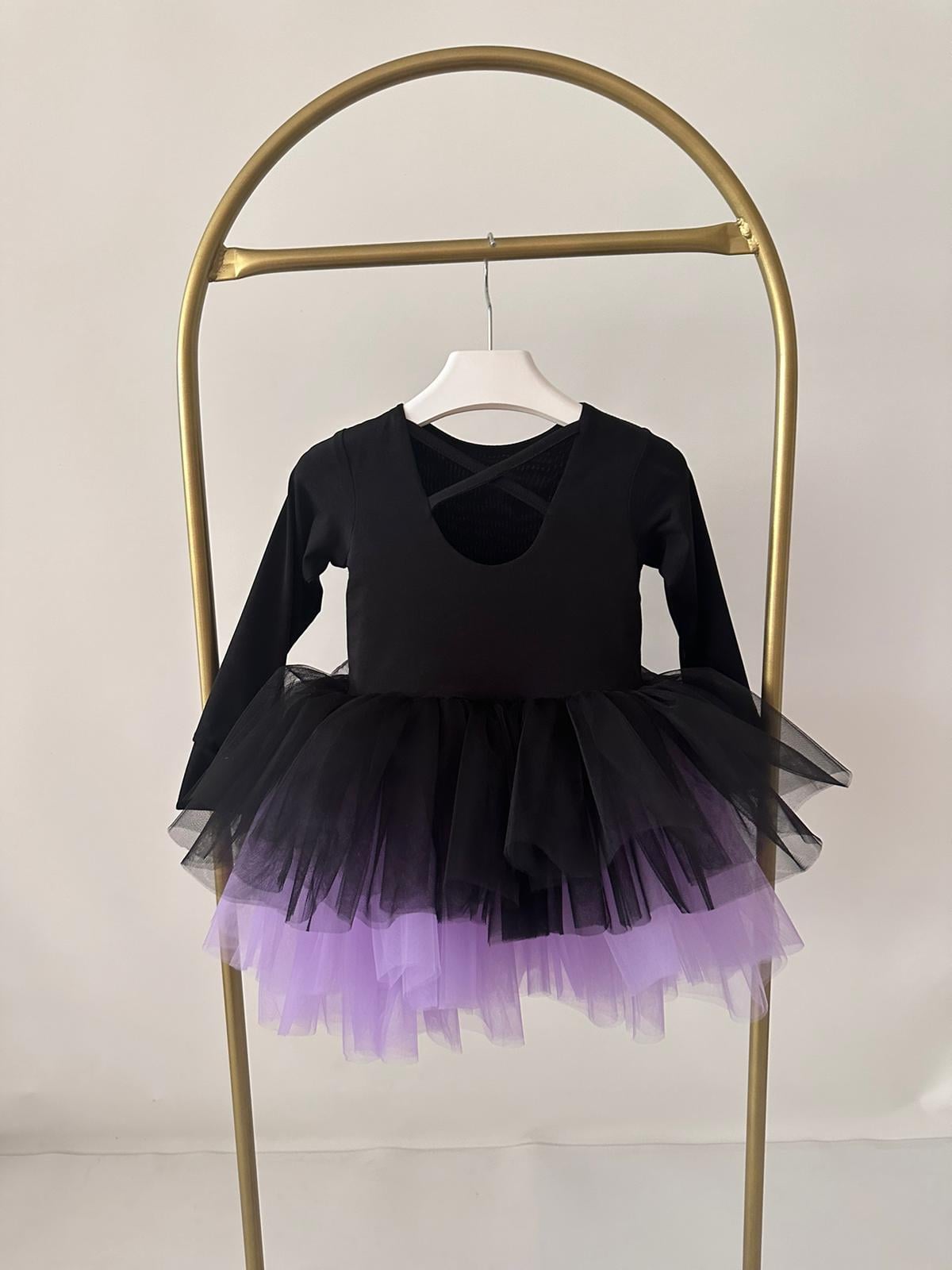 BLACK BALLERINA TUTU DRESS